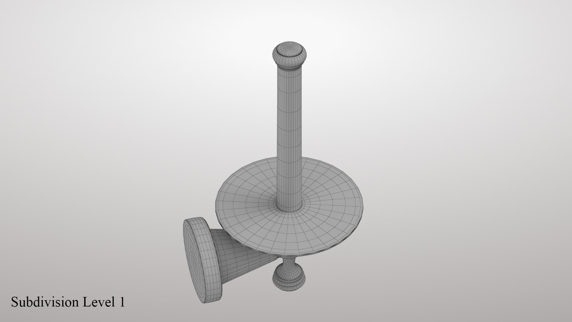 Toilet Paper Holder 3D Model