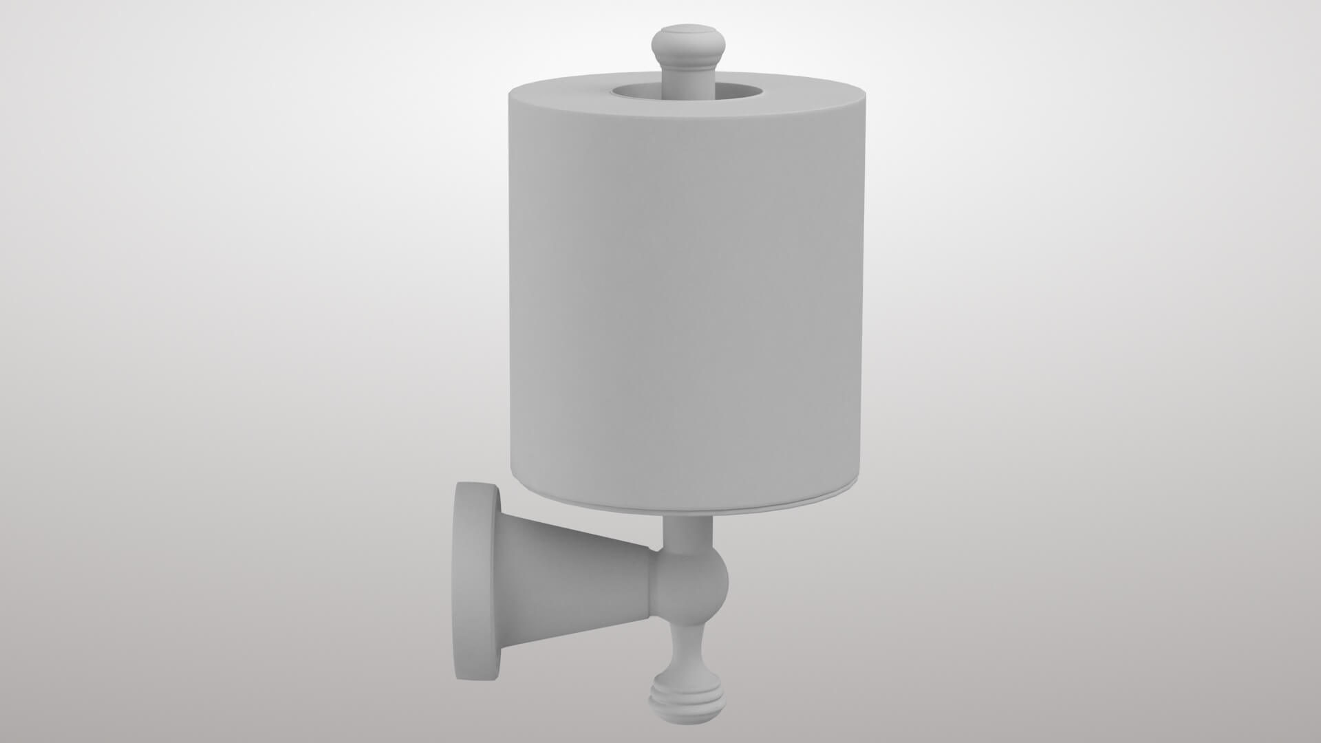 Toilet Paper Holder 3D Model