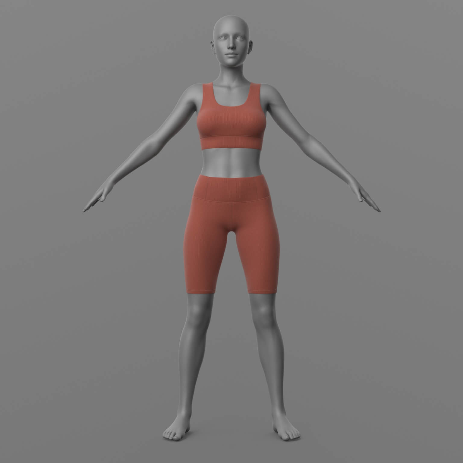 Top and Leggings 2v G8 Female Daz Content
