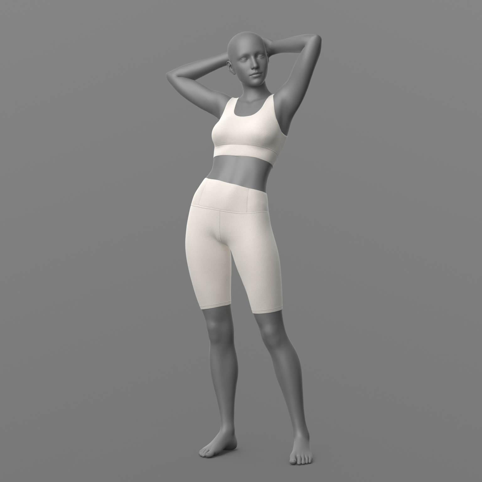 Top and Leggings 2v G8 Female Daz Content