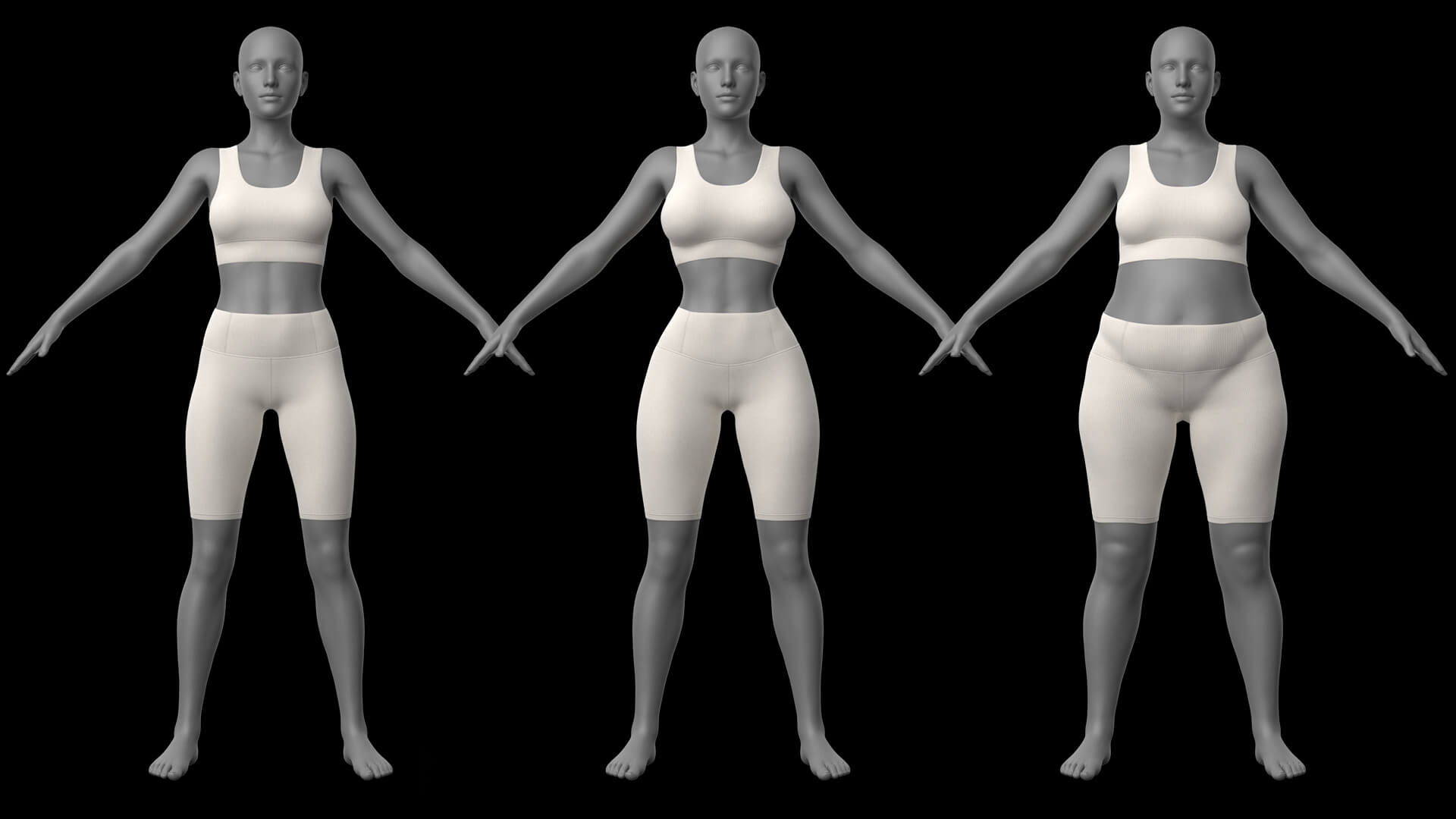 Top and Leggings 2v G8 Female Daz Content