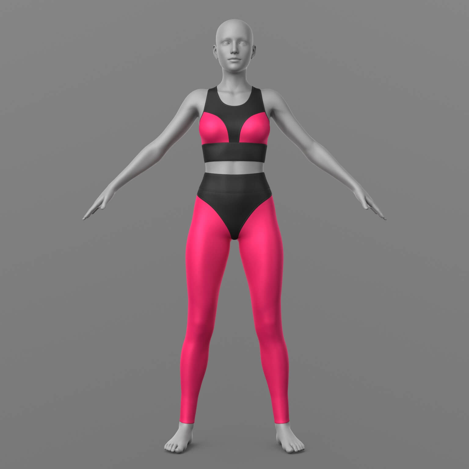 Top and Leggings G8 Female Daz Content