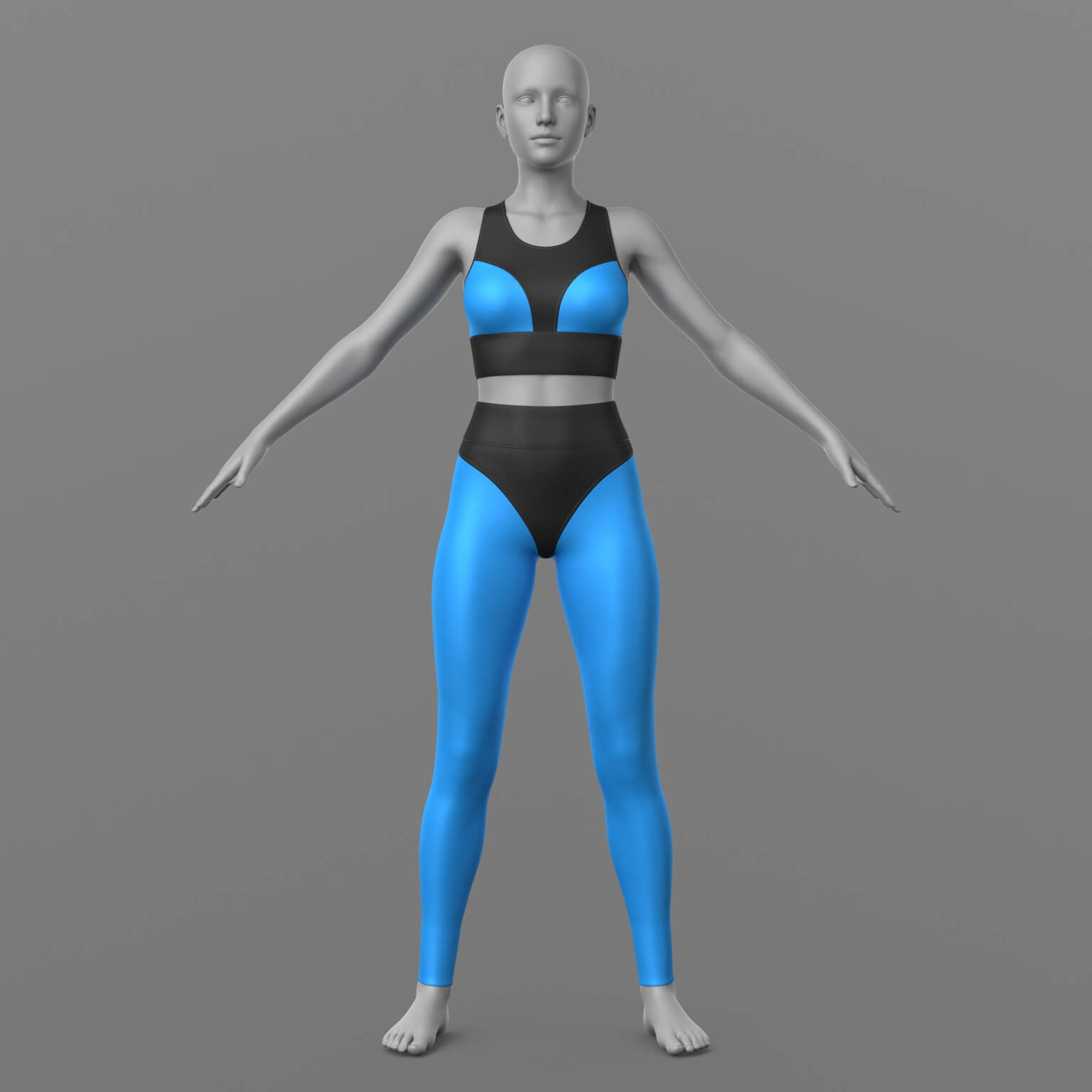 Top and Leggings G8 Female Daz Content