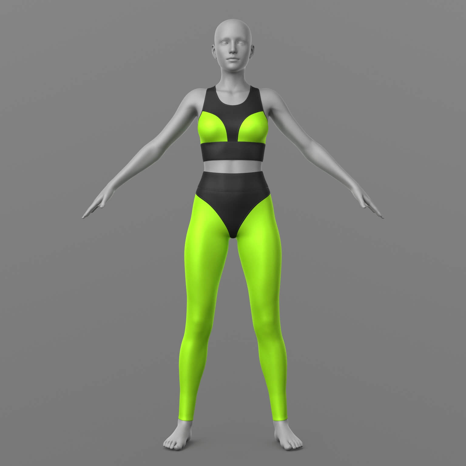 Top and Leggings G8 Female Daz Content