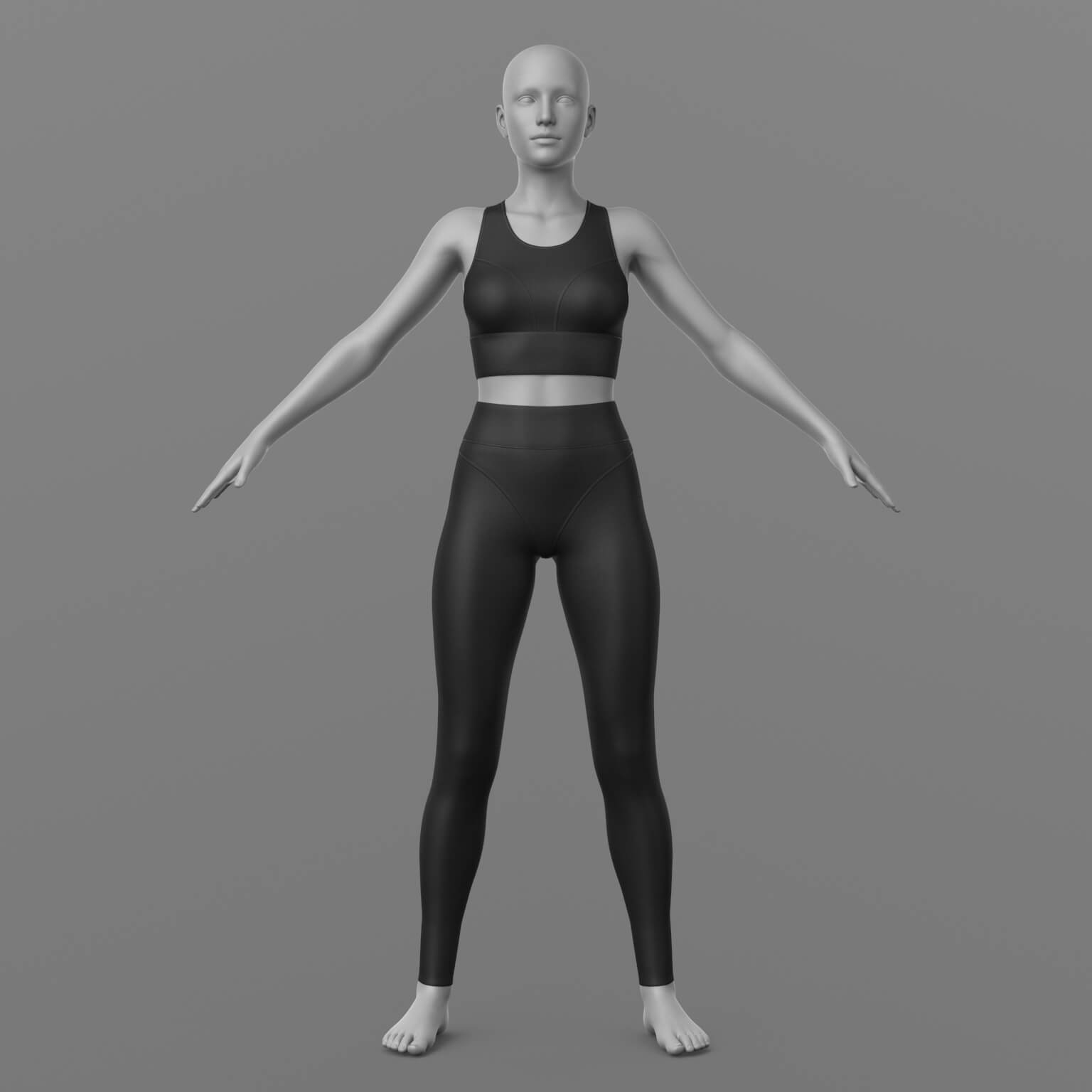 Top and Leggings G8 Female Daz Content