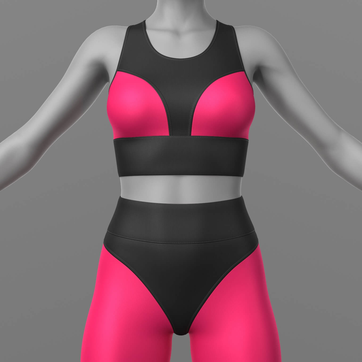 Top and Leggings G8 Female Daz Content
