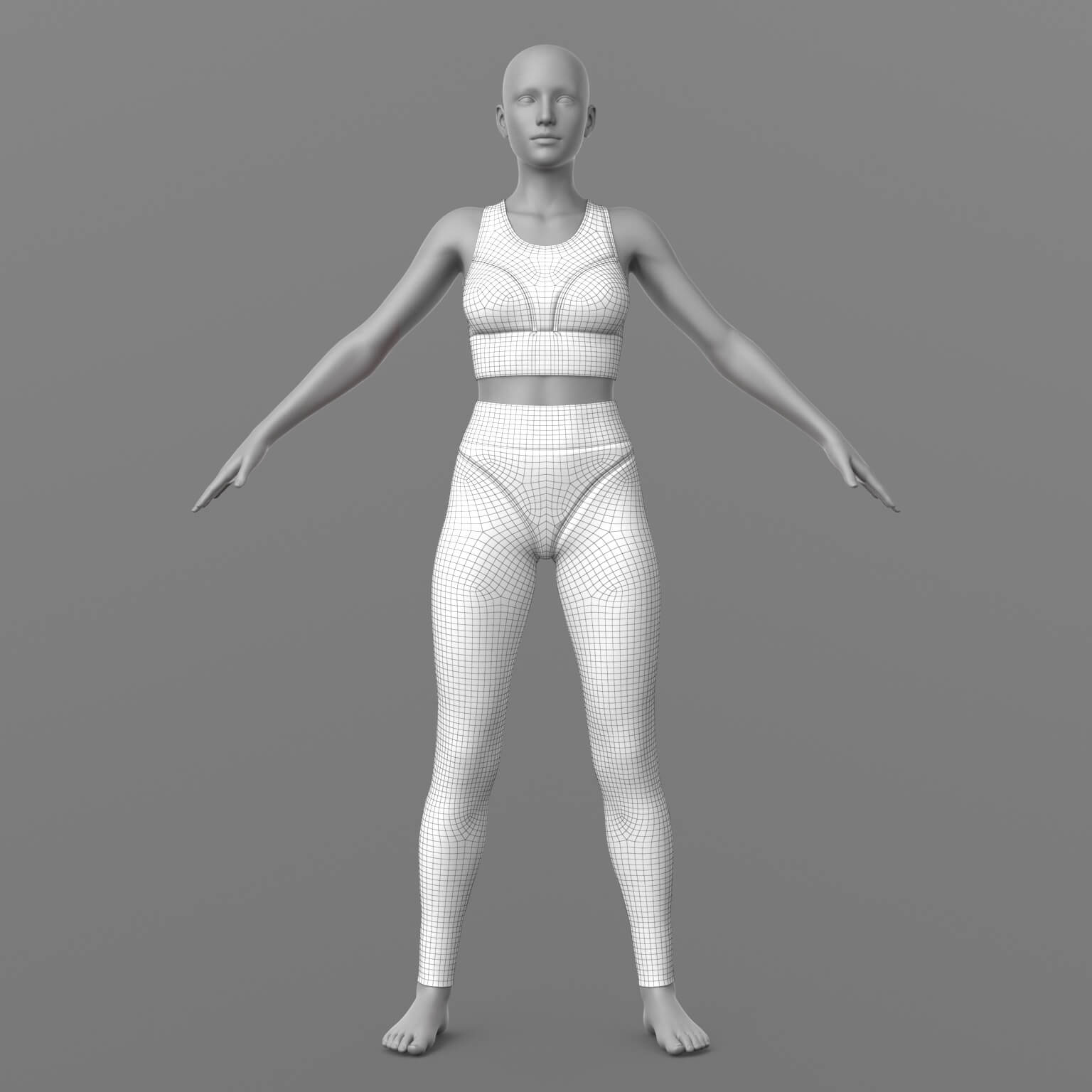 Top and Leggings G8 Female Daz Content