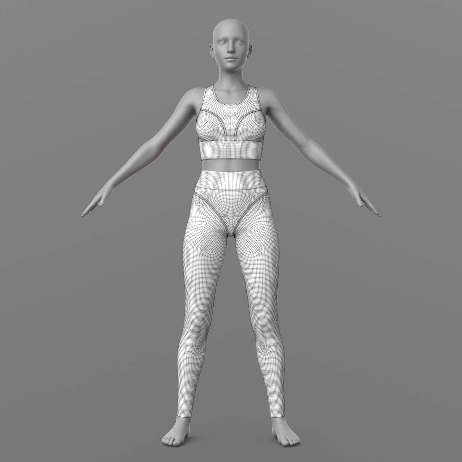 Top and Leggings G8 Female Daz Content