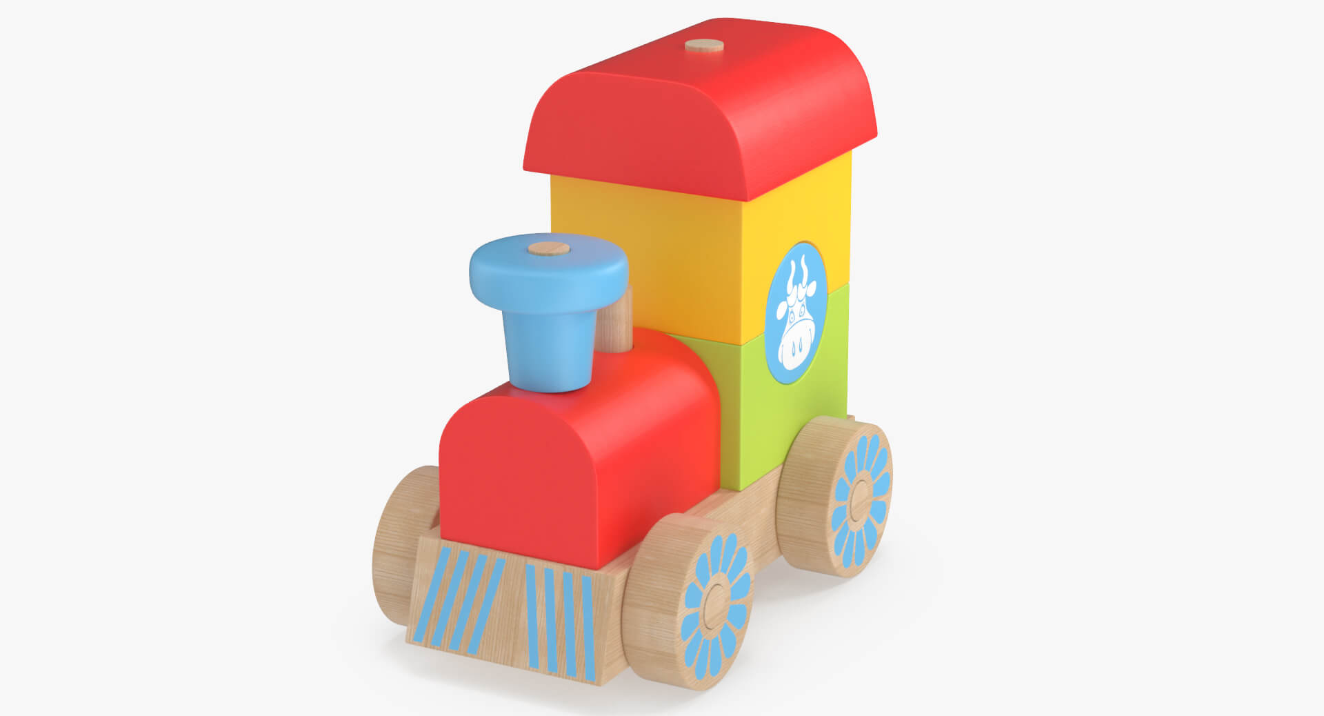Toy Train Constructor 3D Model