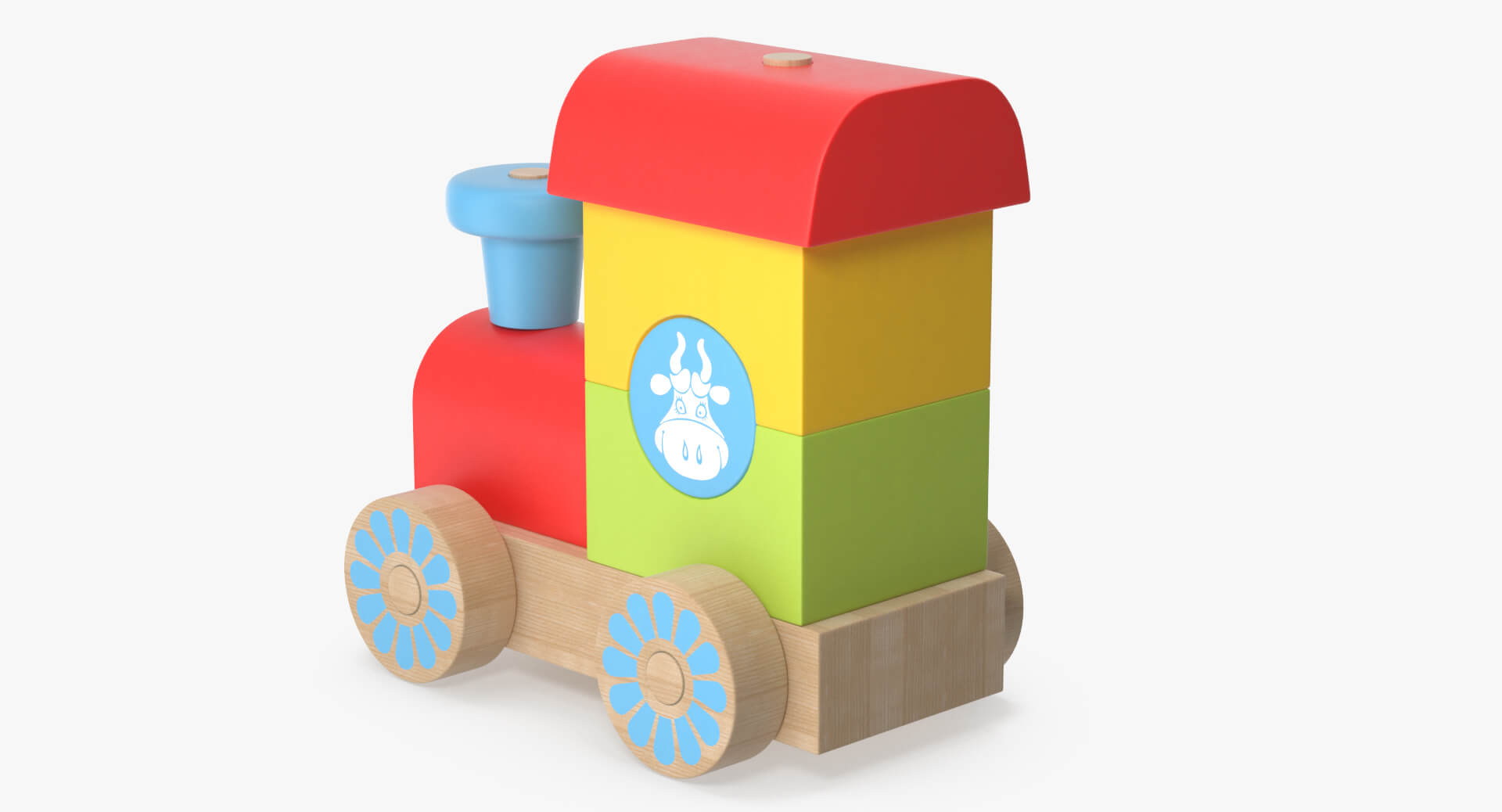 Toy Train Constructor 3D Model