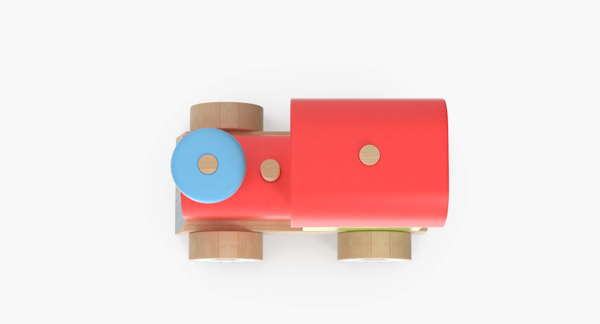 Toy Train Constructor 3D Model