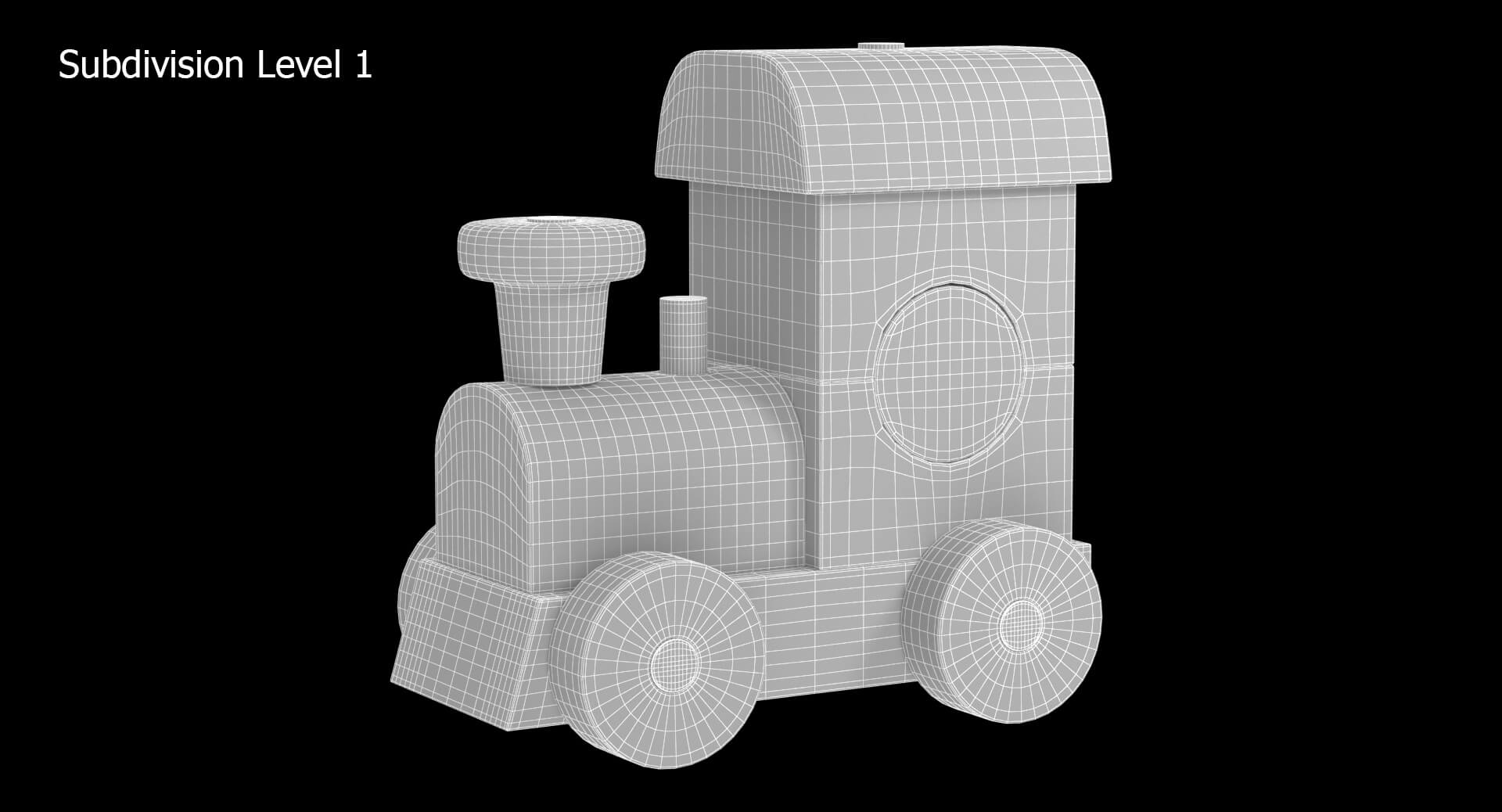 Toy Train Constructor 3D Model