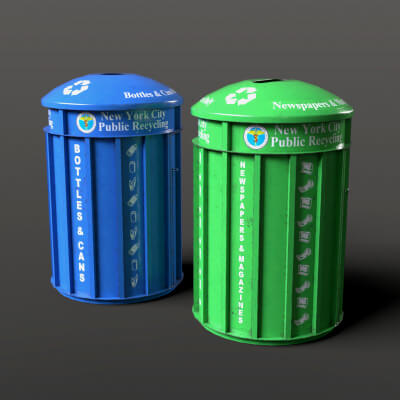 Trash Bin 2 in 1