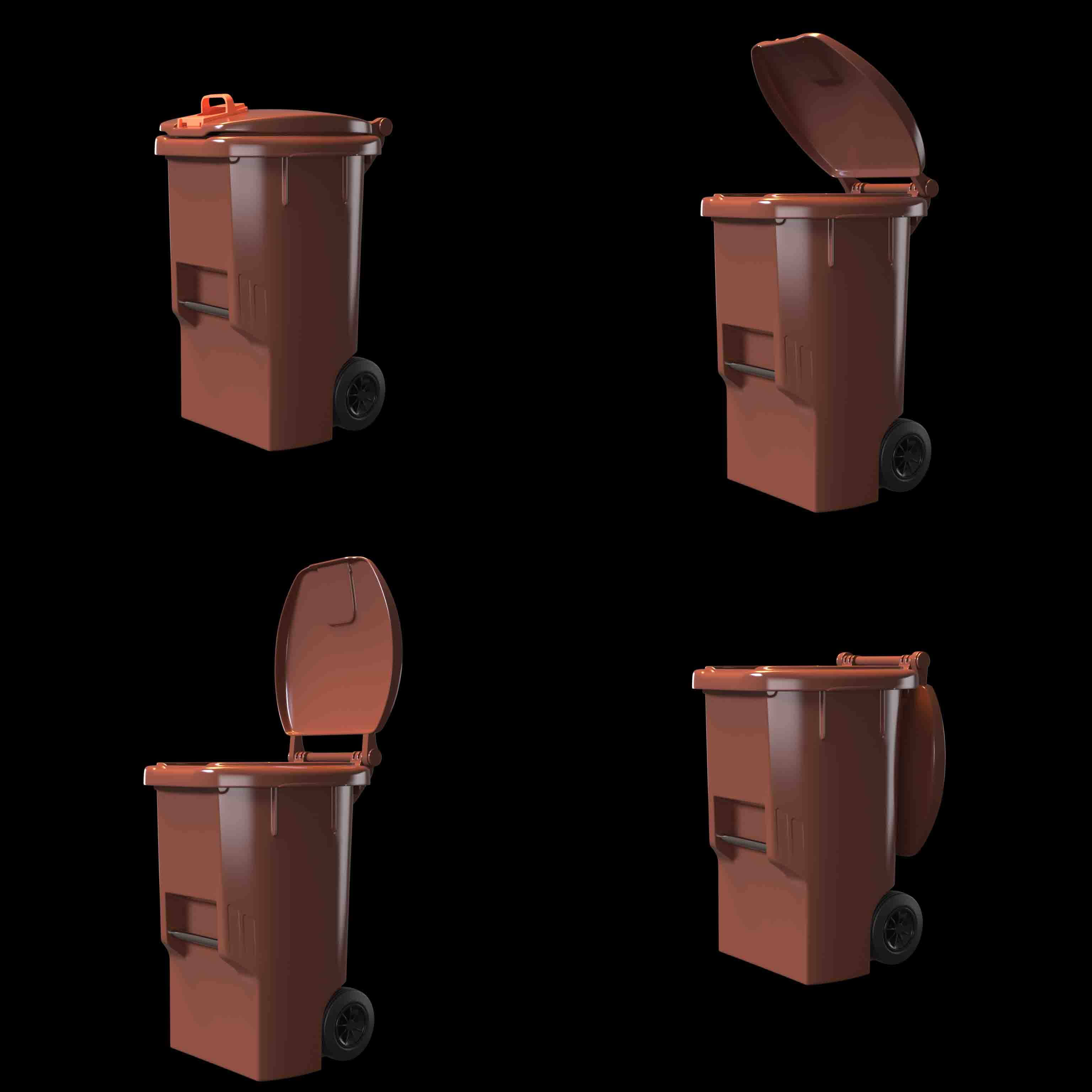 Trash Can PROPS Daz Content