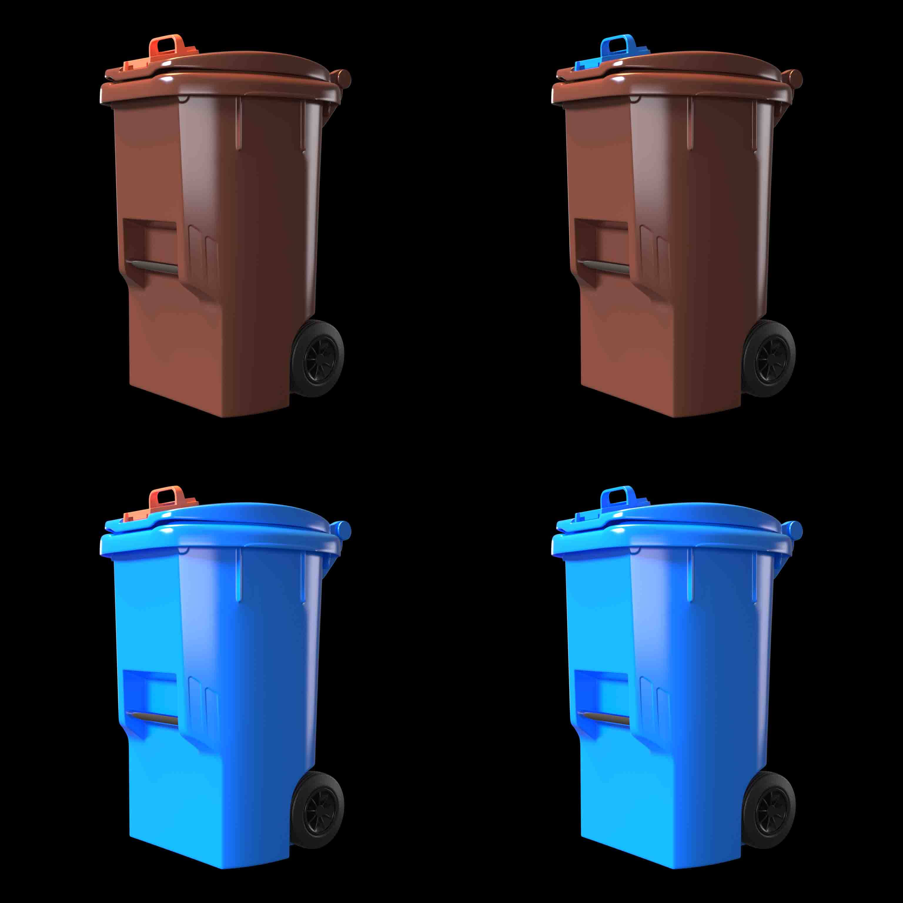 Trash Can PROPS Daz Content