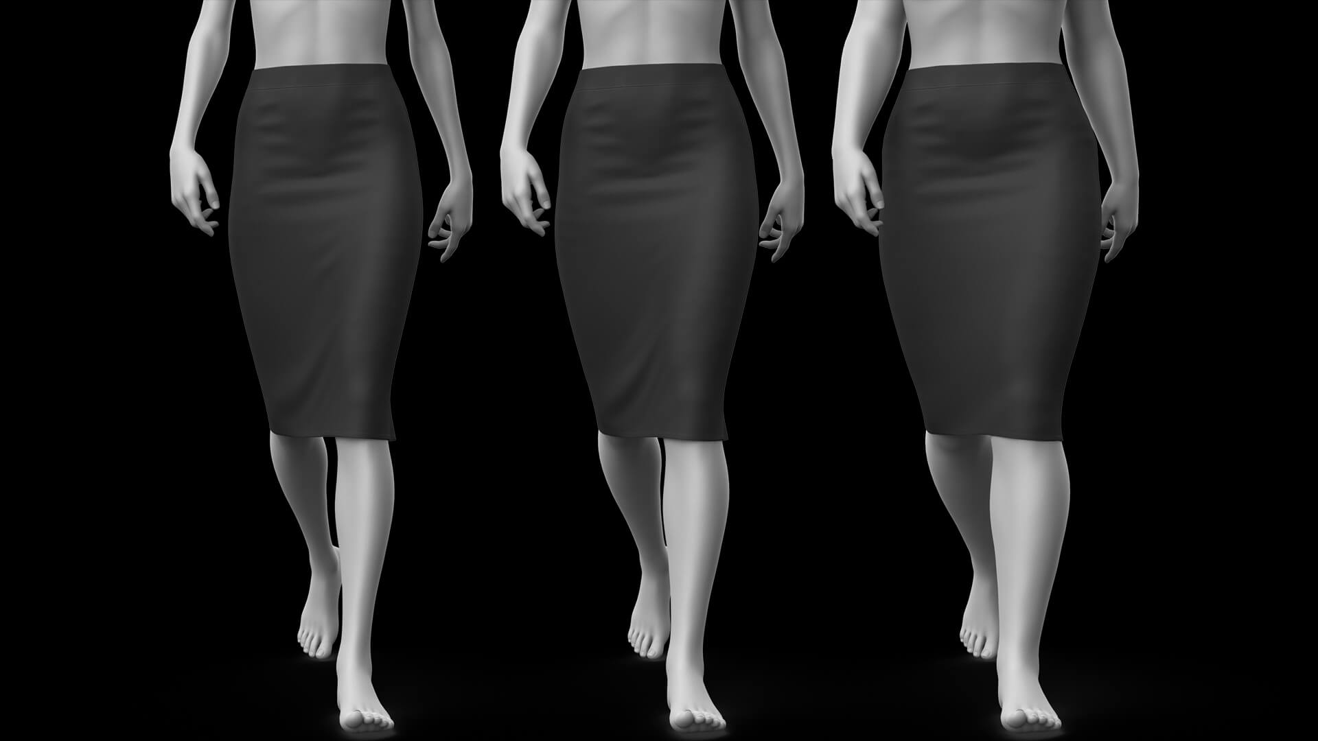 Unbuttoned Blouse and Skirt Long G9 Daz Content