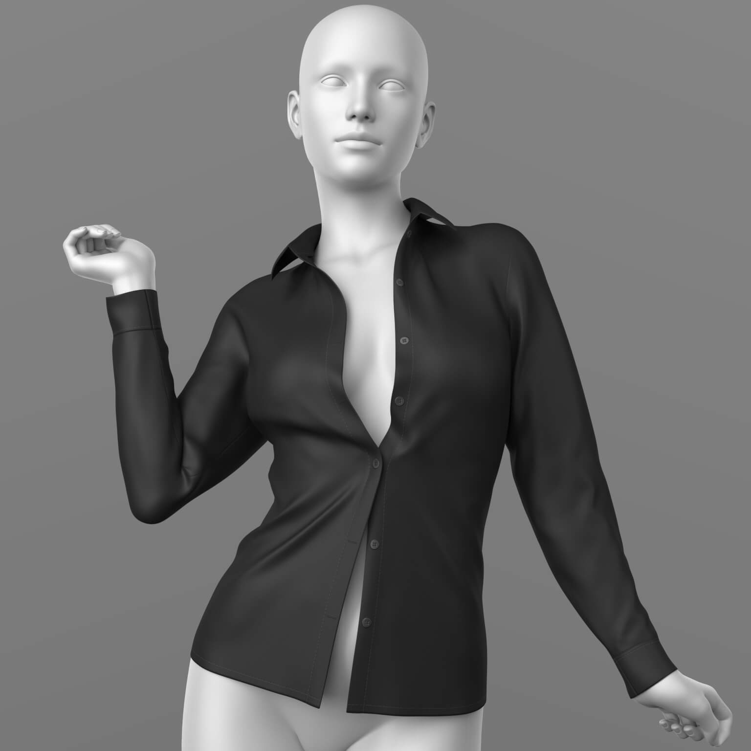 Unbuttoned Blouse G9 G8F Daz Content