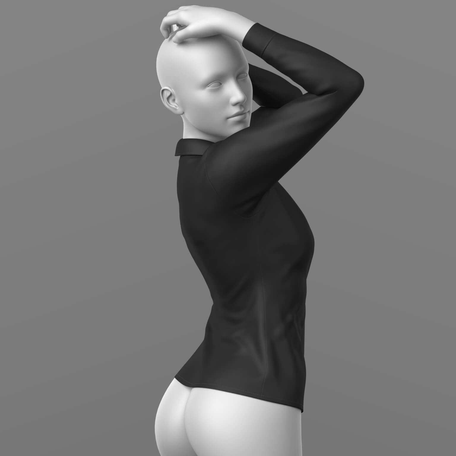 Unbuttoned Blouse G9 G8F Daz Content