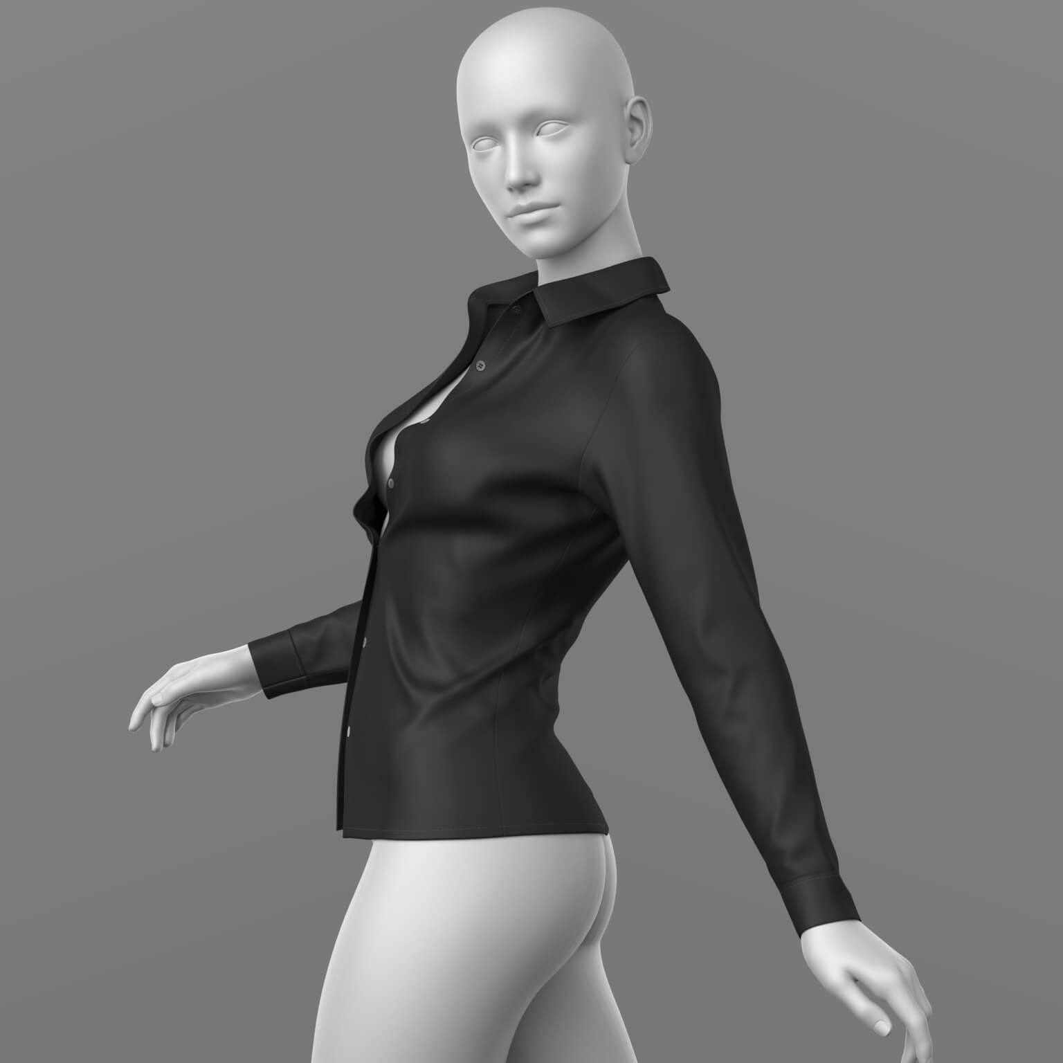 Unbuttoned Blouse G9 G8F Daz Content