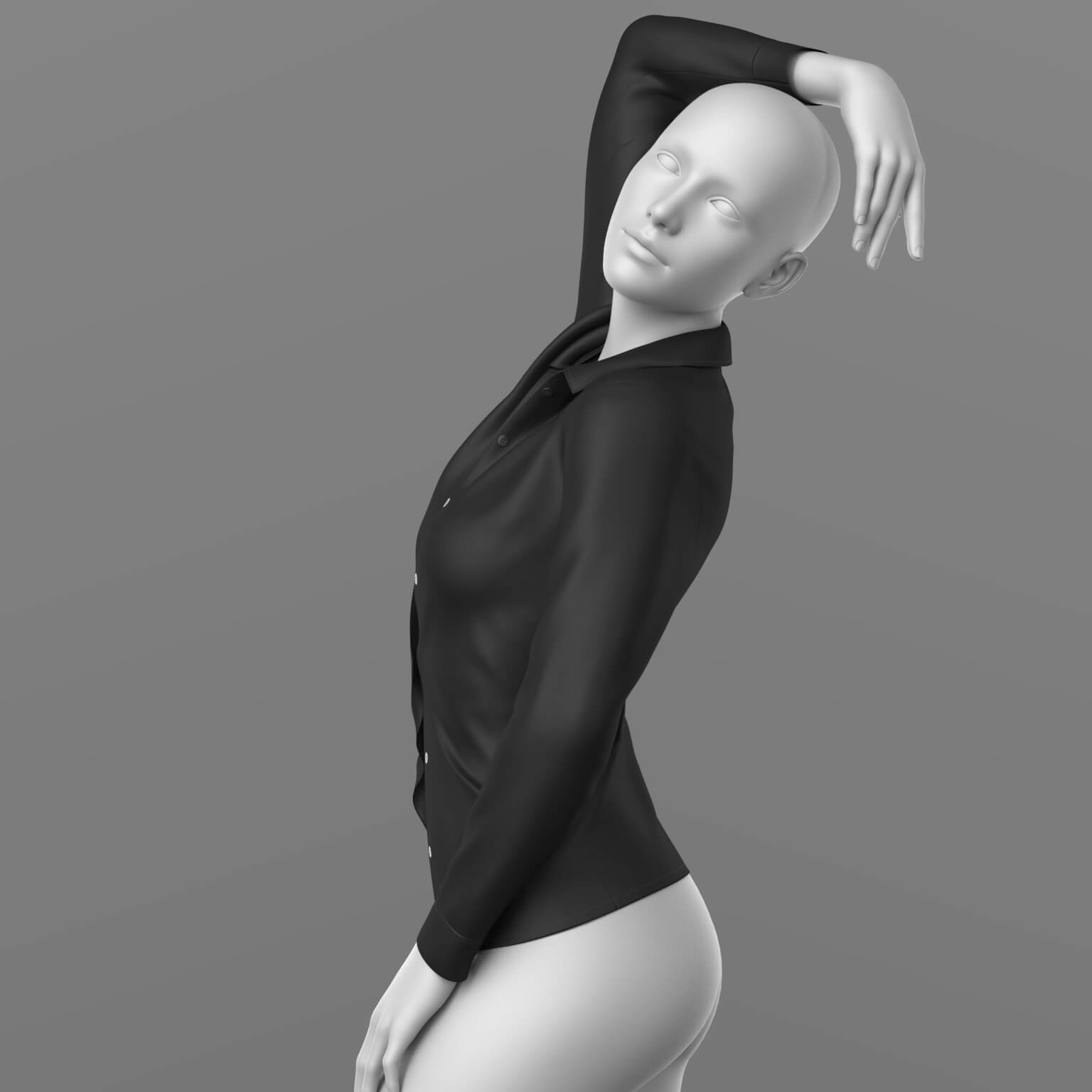 Unbuttoned Blouse G9 G8F Daz Content