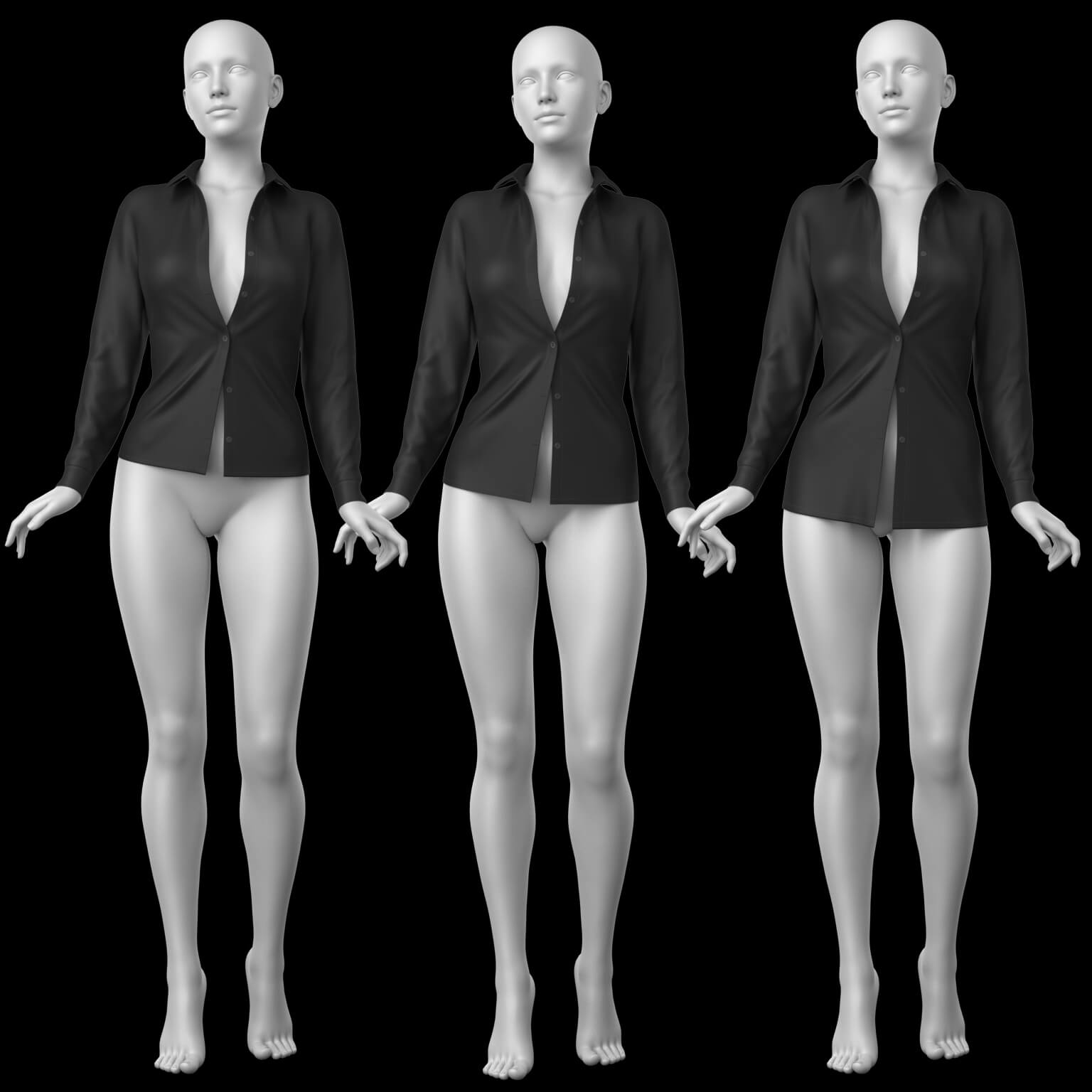 Unbuttoned Blouse G9 G8F Daz Content