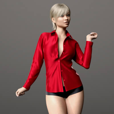 Unbuttoned Blouse G8 Female
