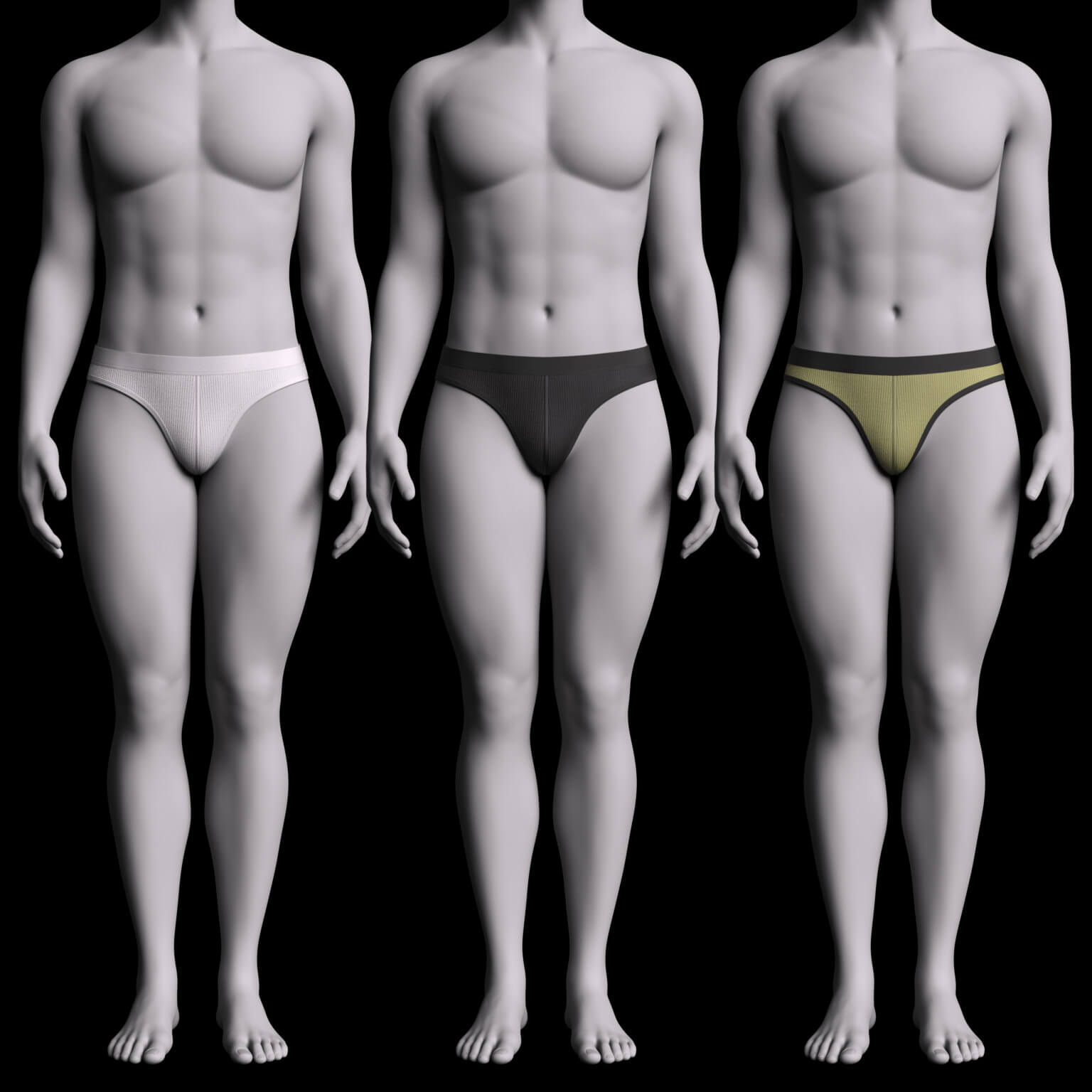 Underpants 03v G8 Male Daz Content