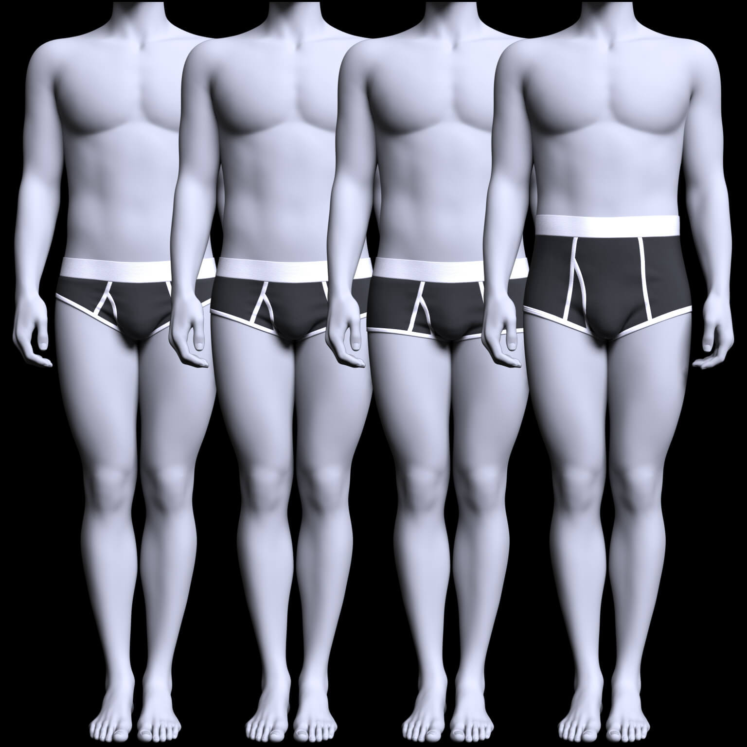 Underpants 04v 4 in 1 G8M Daz Content