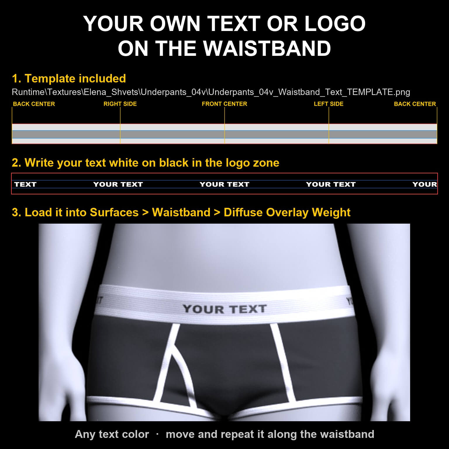 Underpants 04v 4 in 1 G9 Daz Content