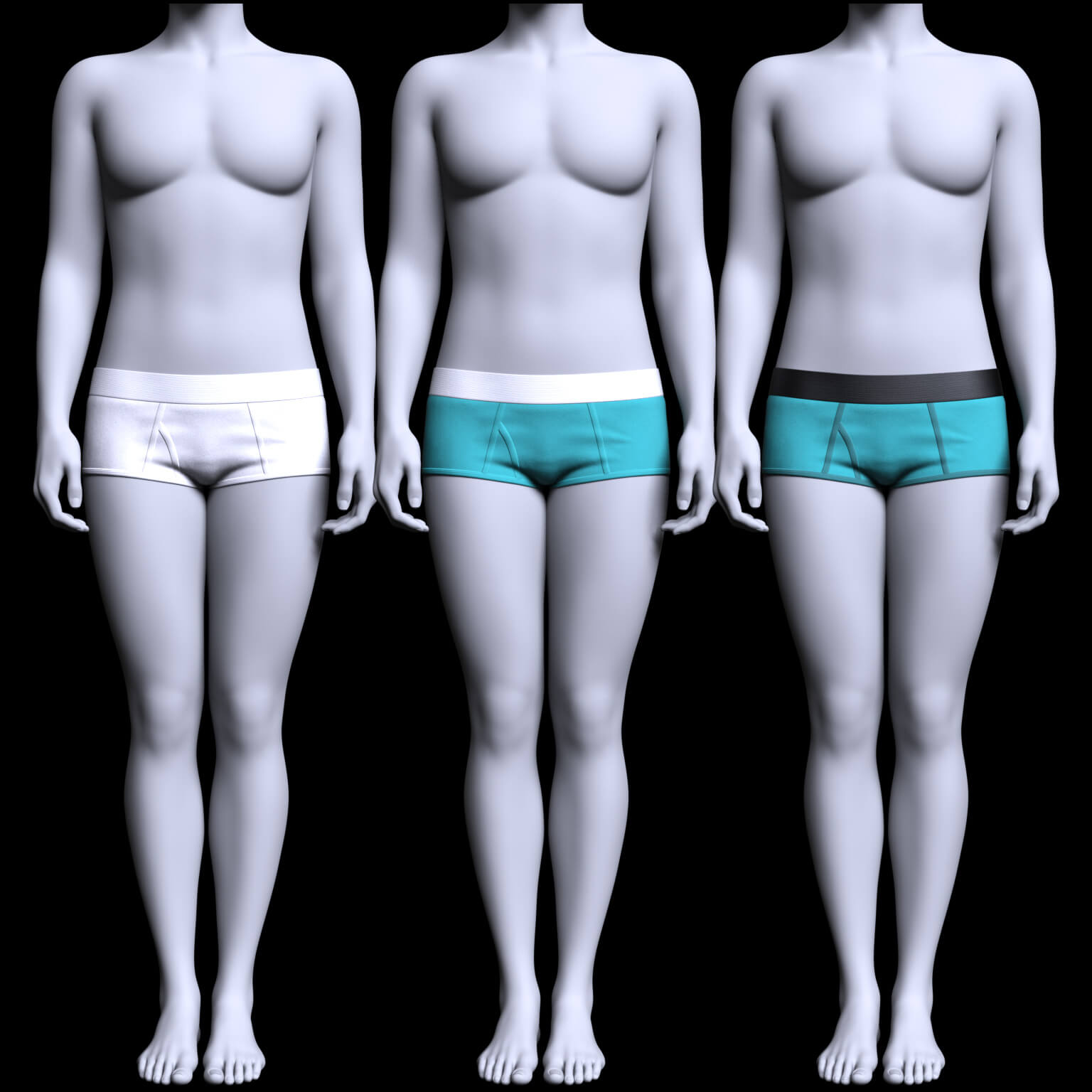 Underpants 04v 4 in 1 G9 Daz Content