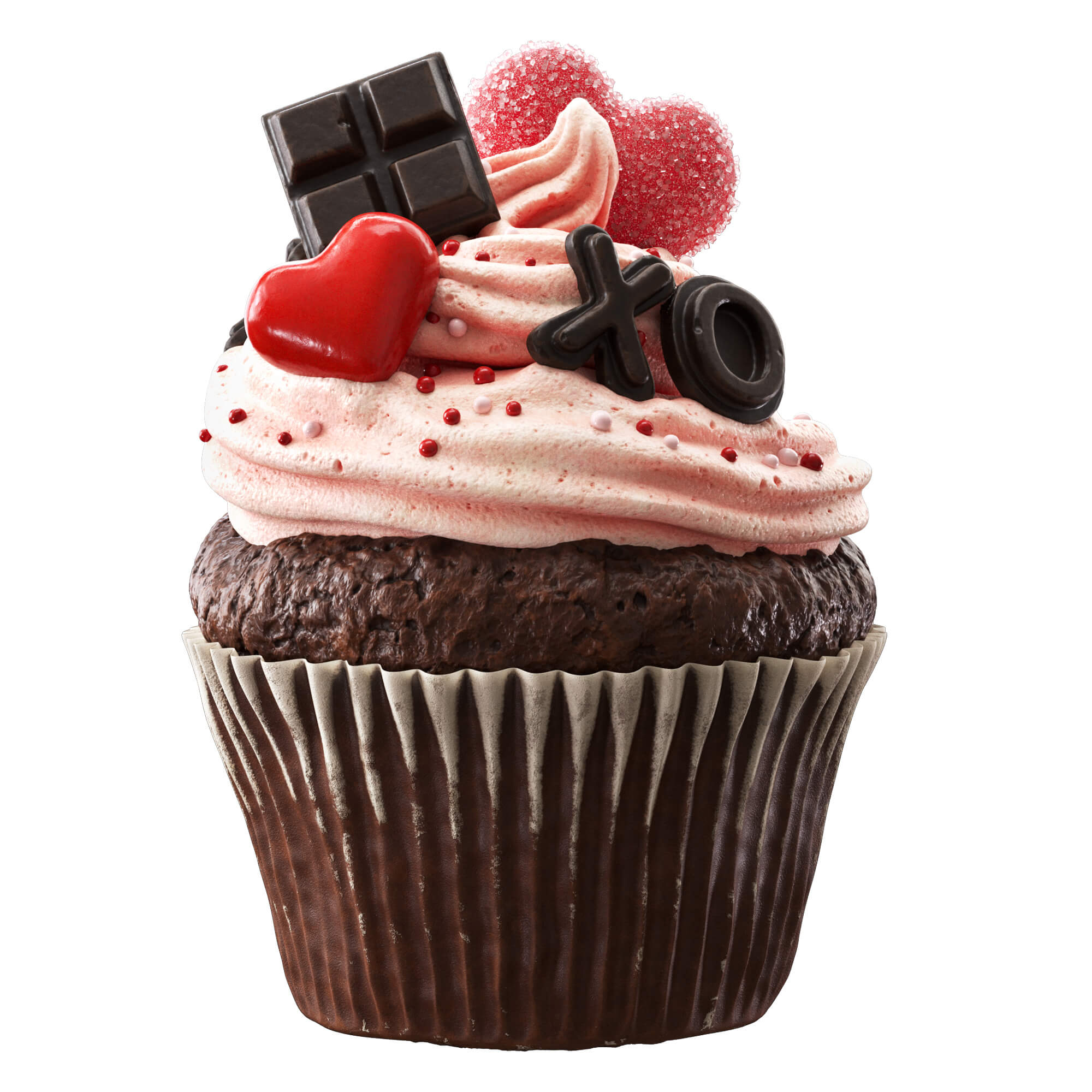 Valentines Cupcake Props DAZ Daz Content