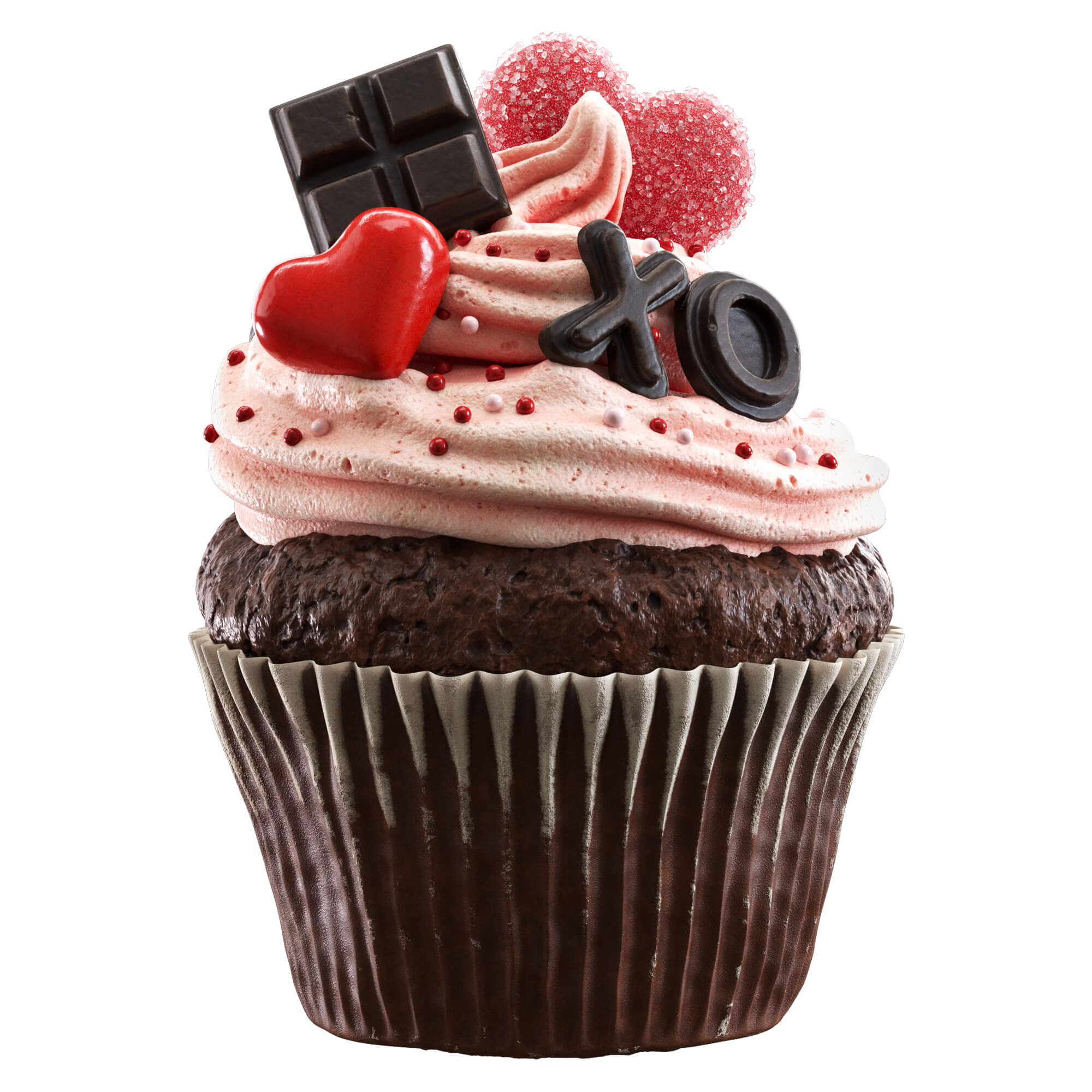 Valentines Cupcake Props DAZ Daz Content