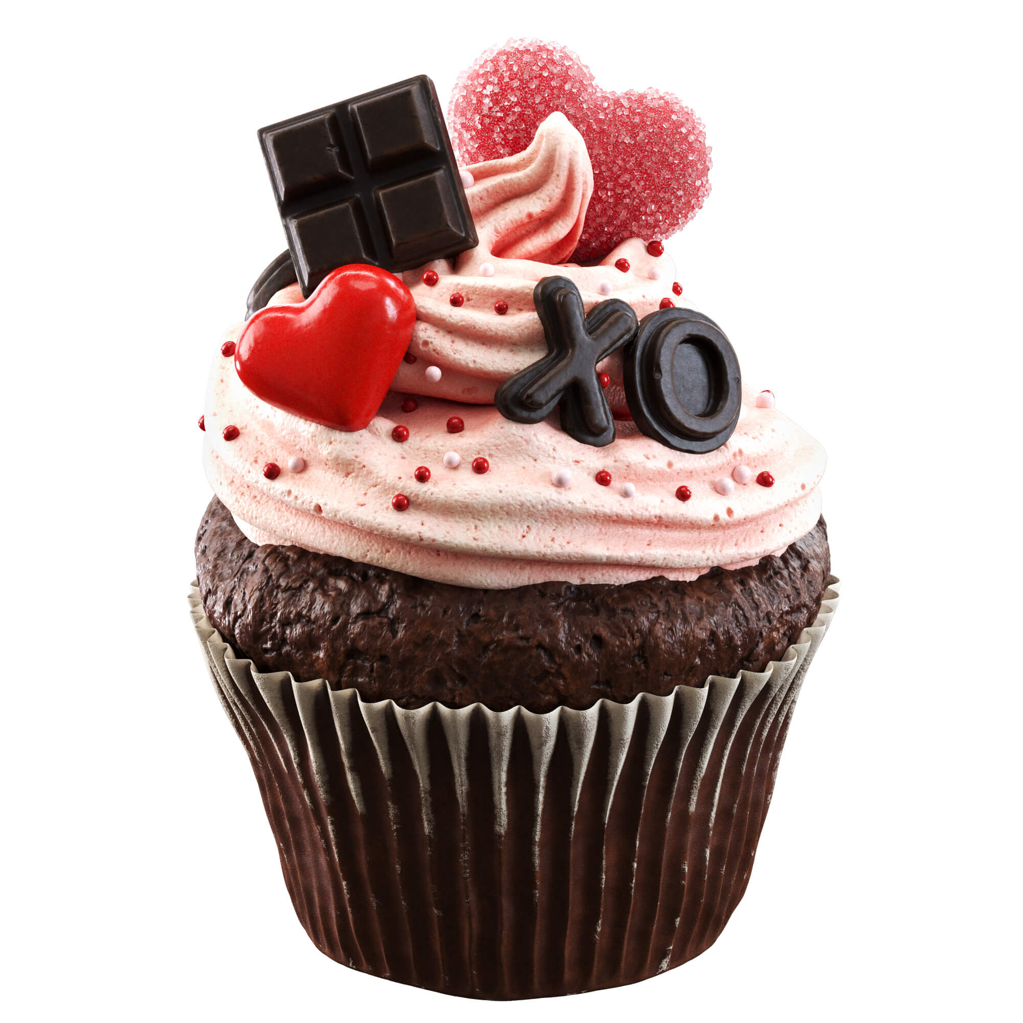 Valentines Cupcake Props DAZ Daz Content