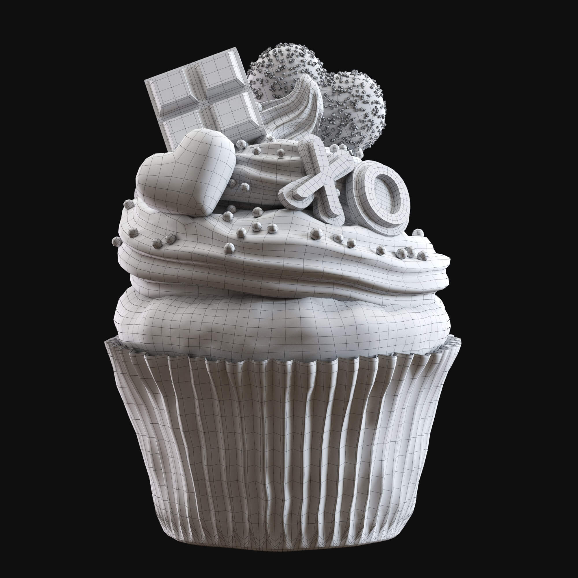 Valentines Cupcake Props DAZ Daz Content