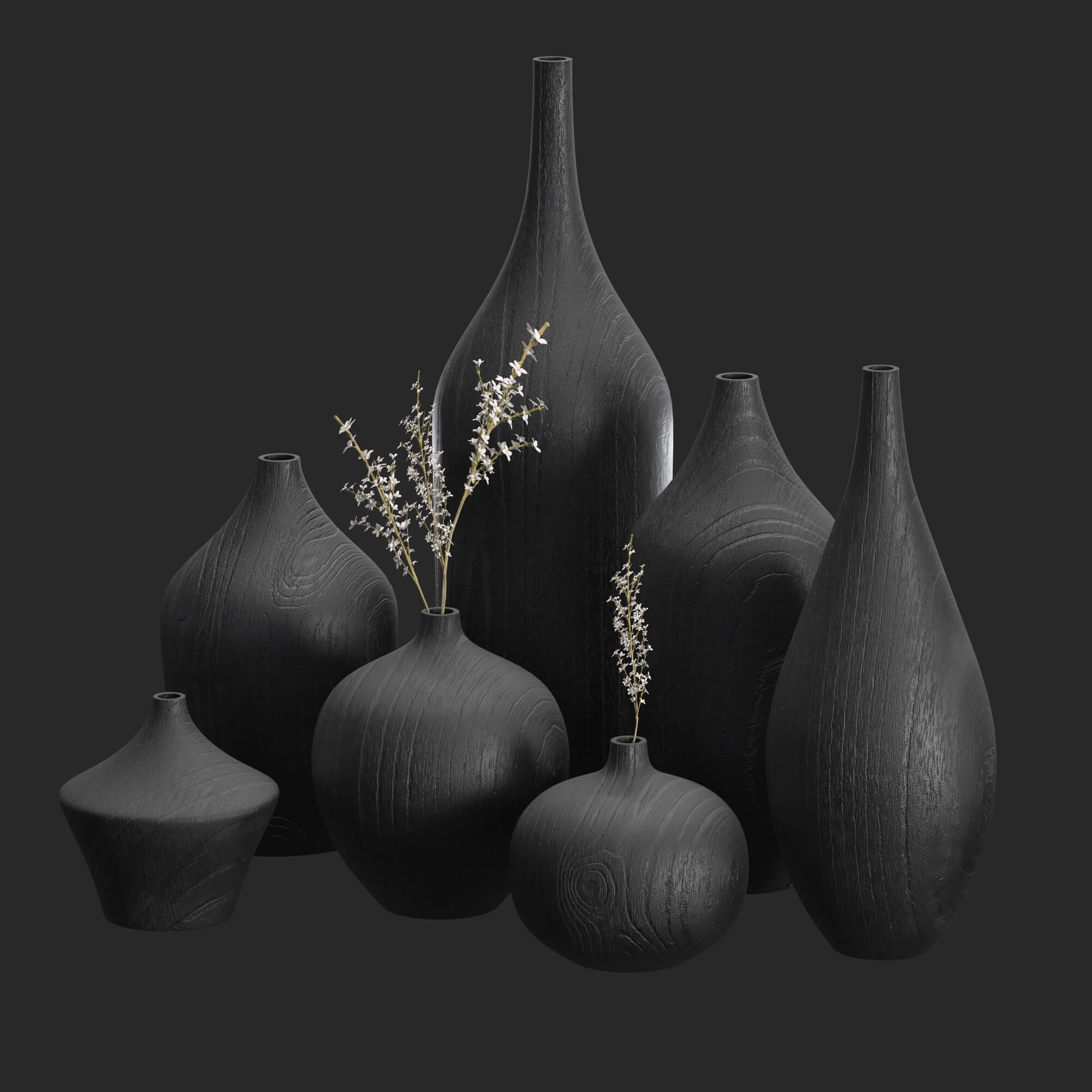 Vase Set Props 7 in 1 DAZ Daz Content