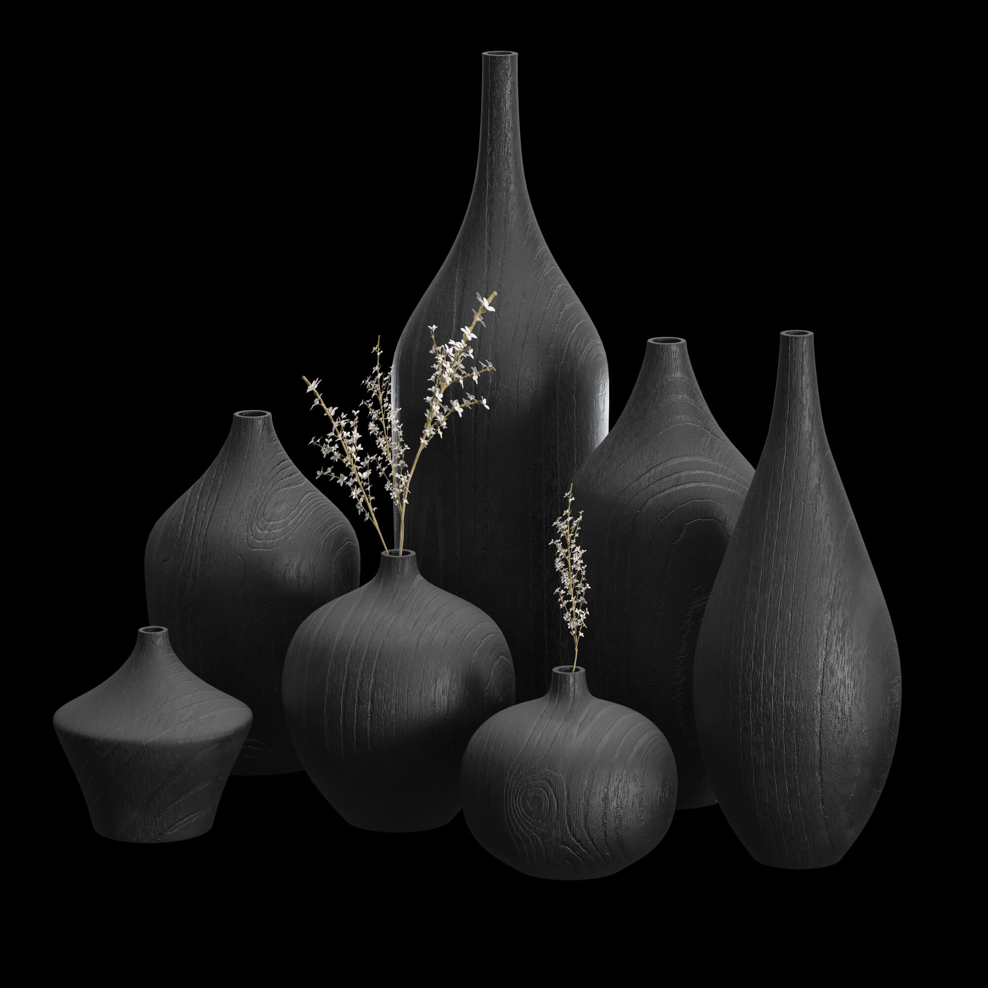 Vase Set Props 7 in 1 DAZ Daz Content