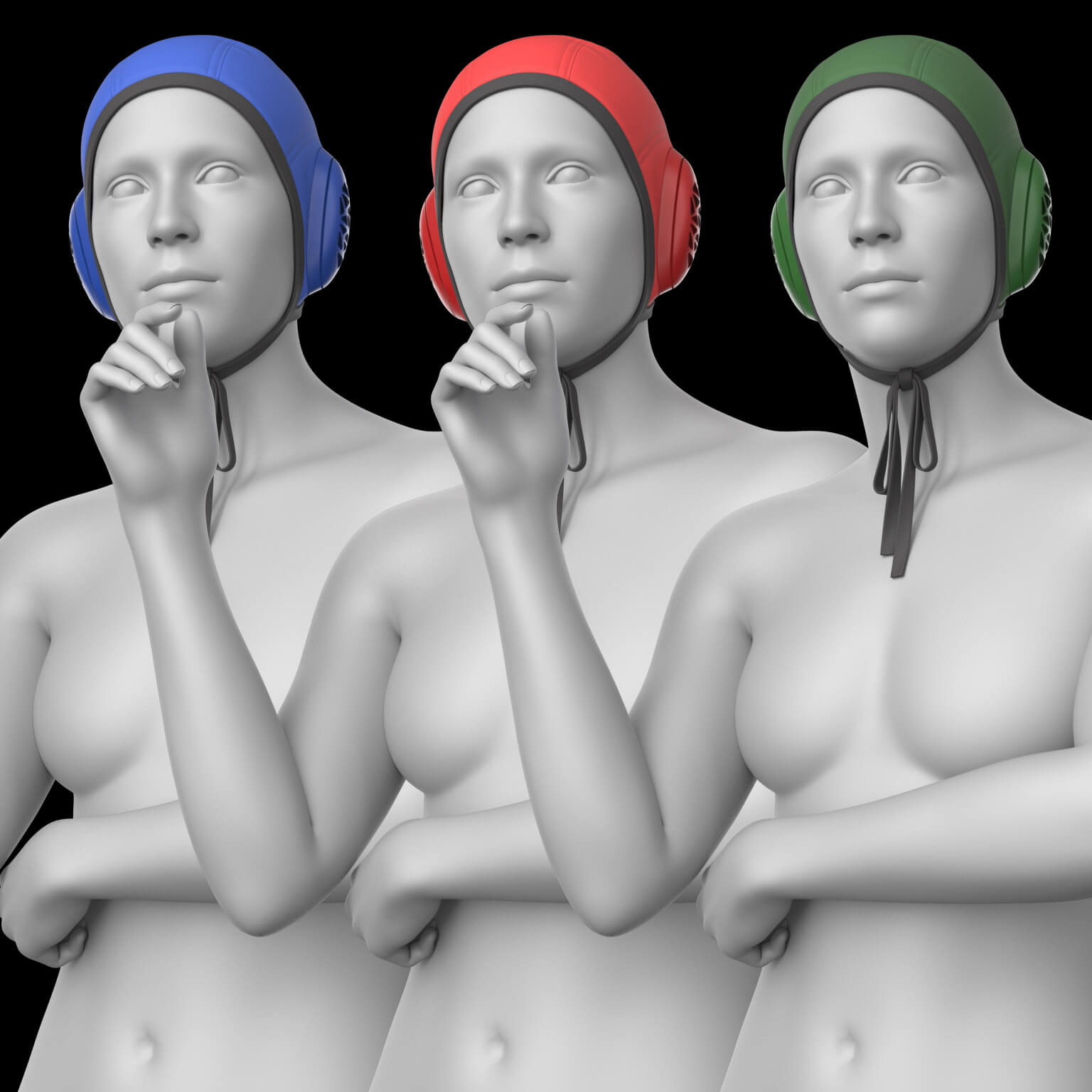 Water Polo Cap G9 Daz Content