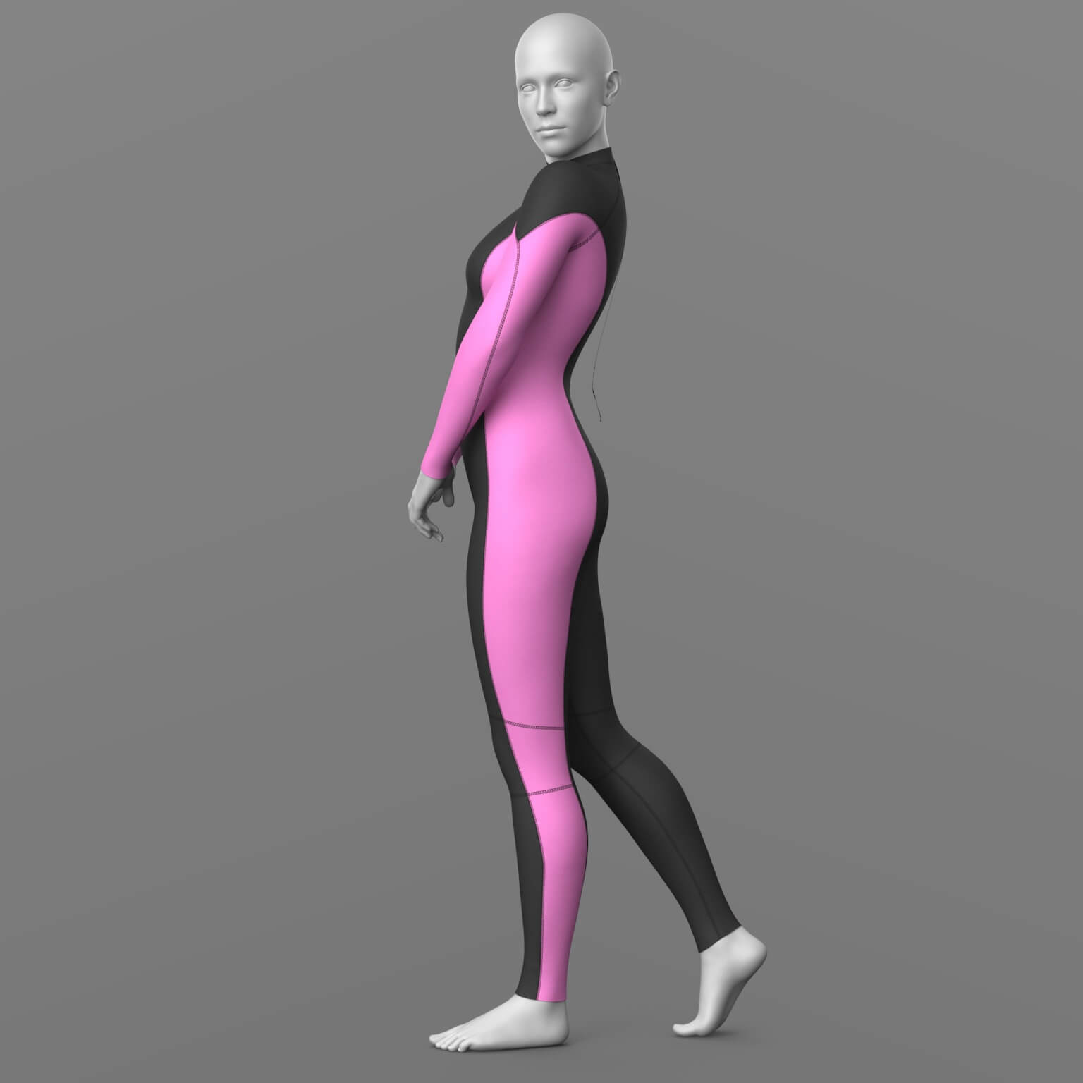 Wetsuit SUP Board and Poses G9 Daz Content