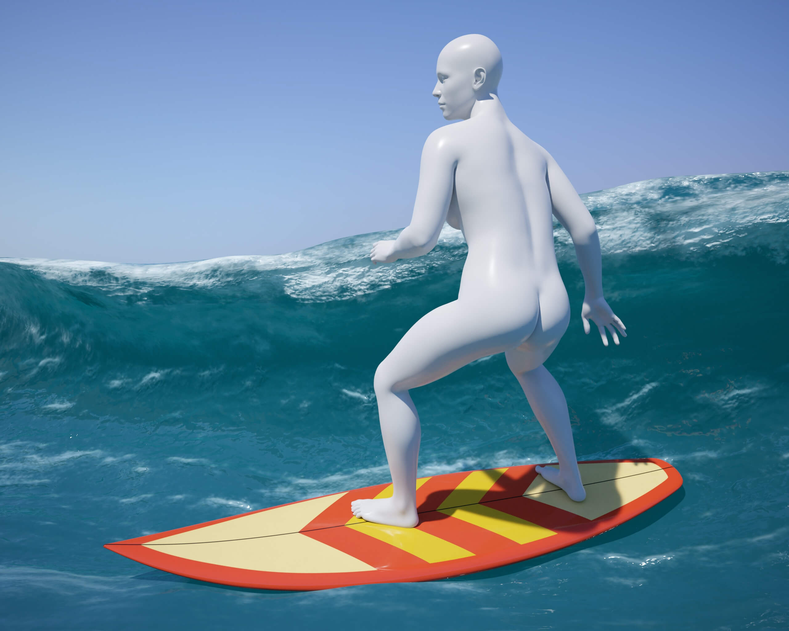 Wetsuit and Surfboard G9 Daz Content