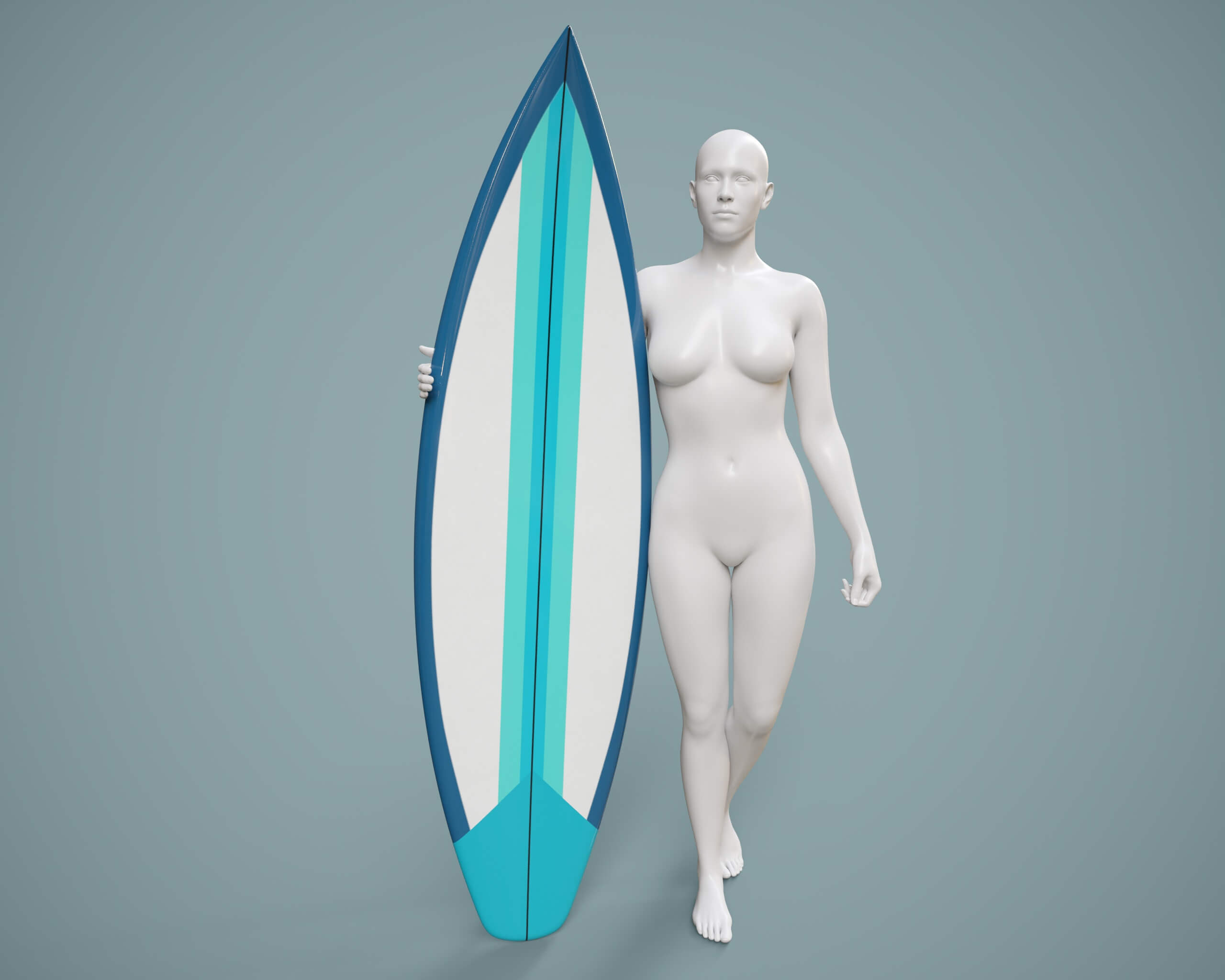 Wetsuit and Surfboard G9 Daz Content