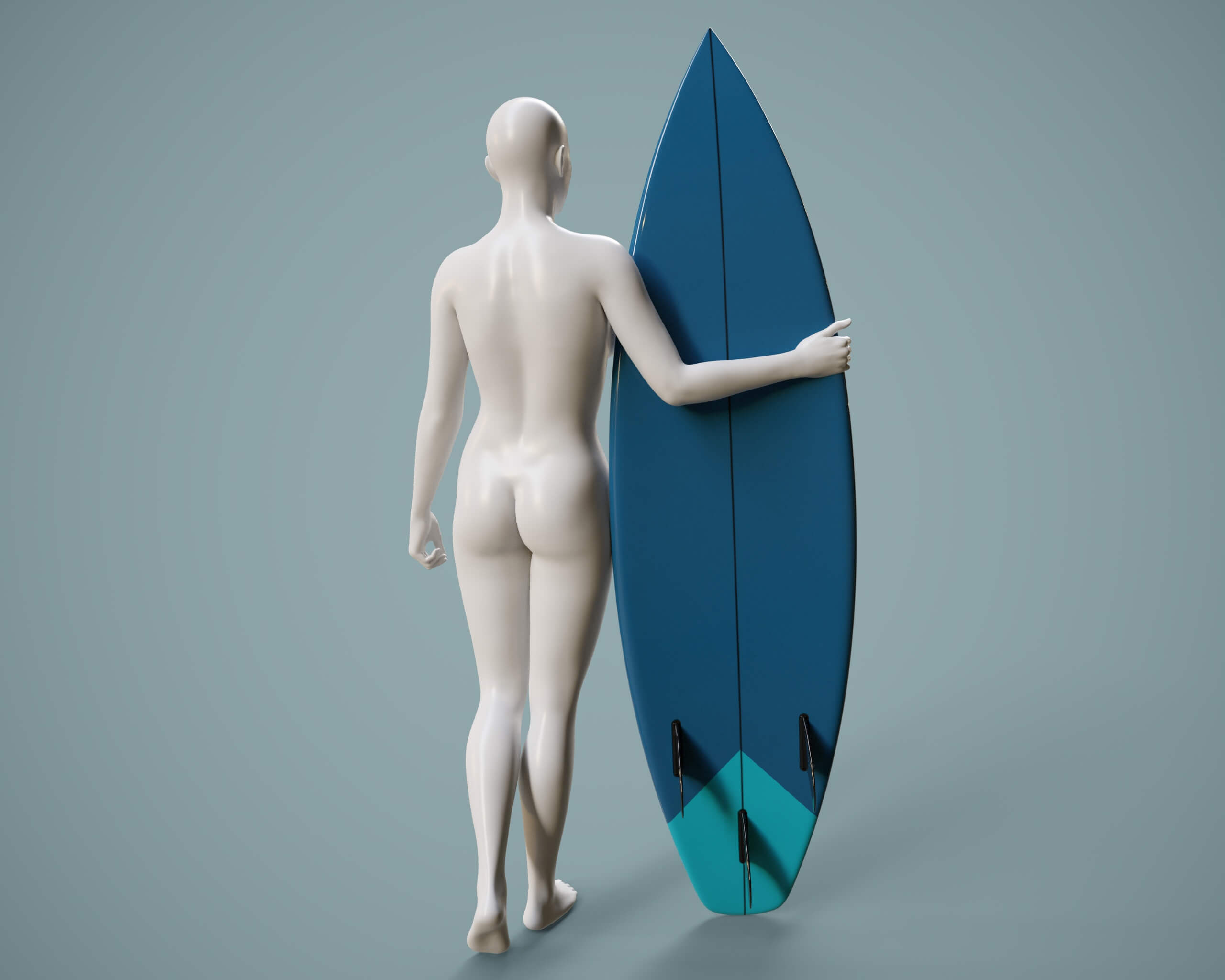 Wetsuit and Surfboard G9 Daz Content