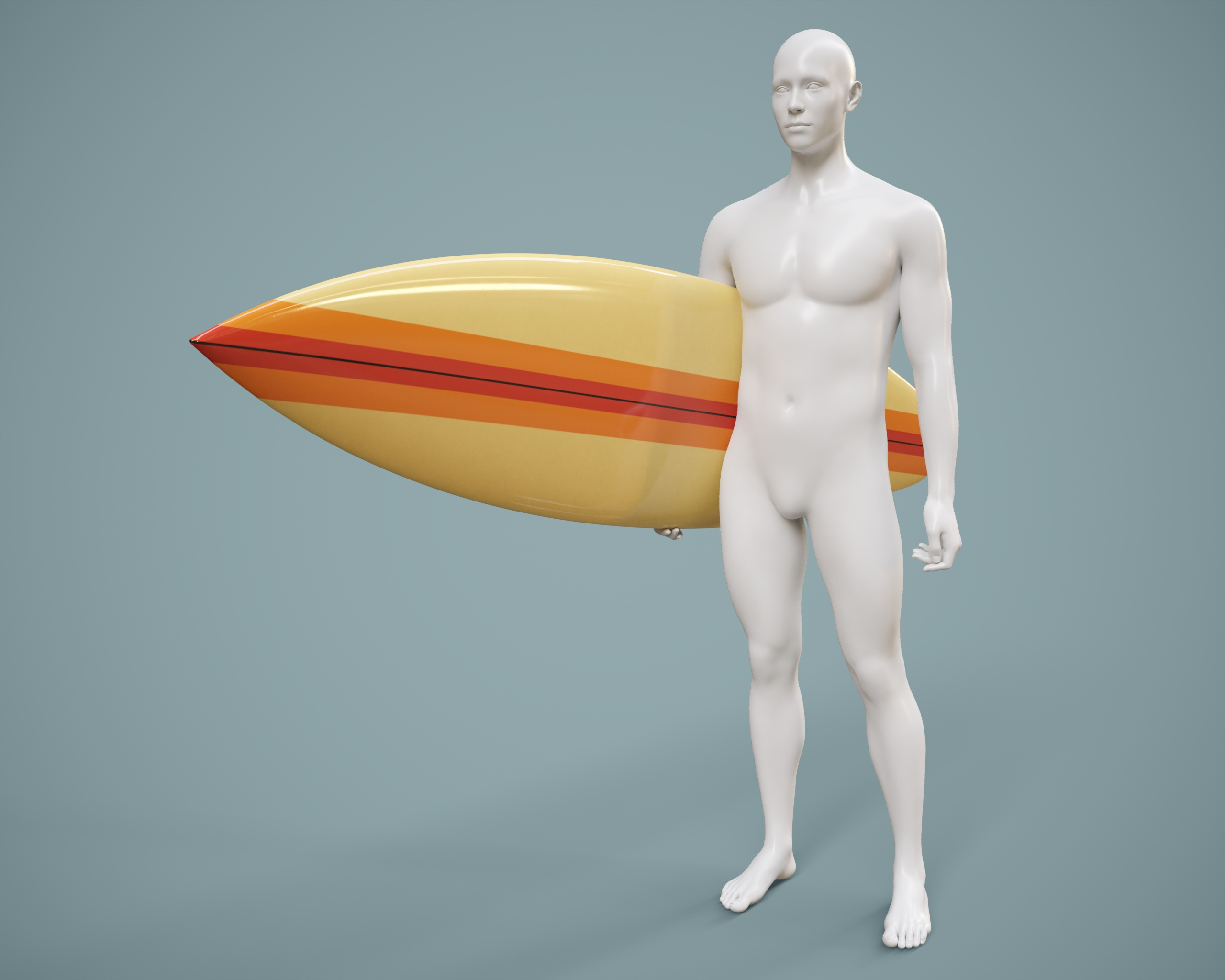 Wetsuit and Surfboard G9 Daz Content