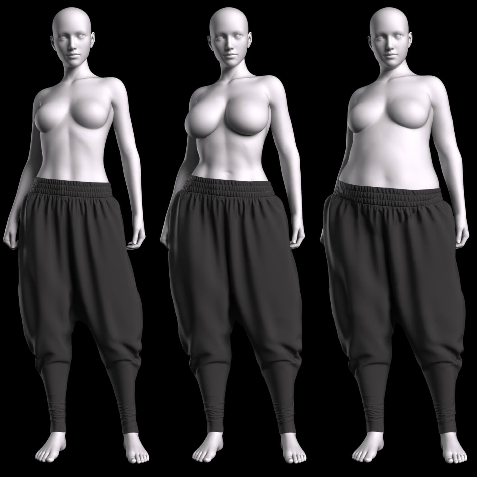 Wide Pants G8F Daz Content