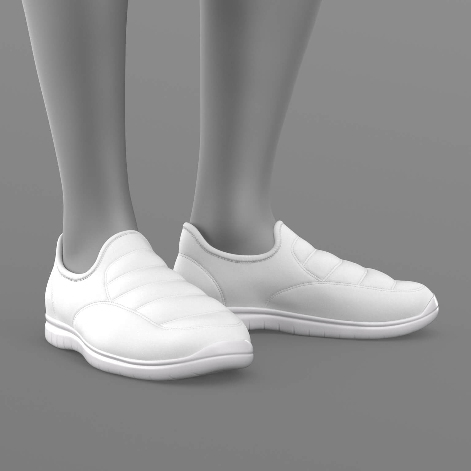 Wide Trousers Bodysuit Sneakers 2v G8 Female Daz Content