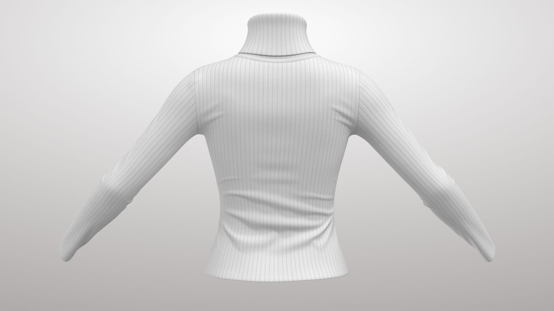 Womens Pullover 1v 3D Model