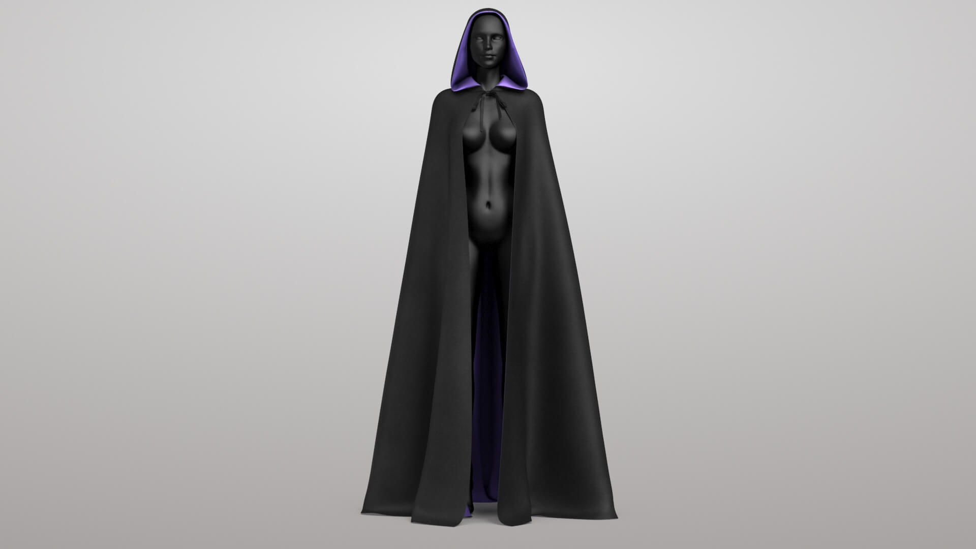 Womens Raincoat 3D Model