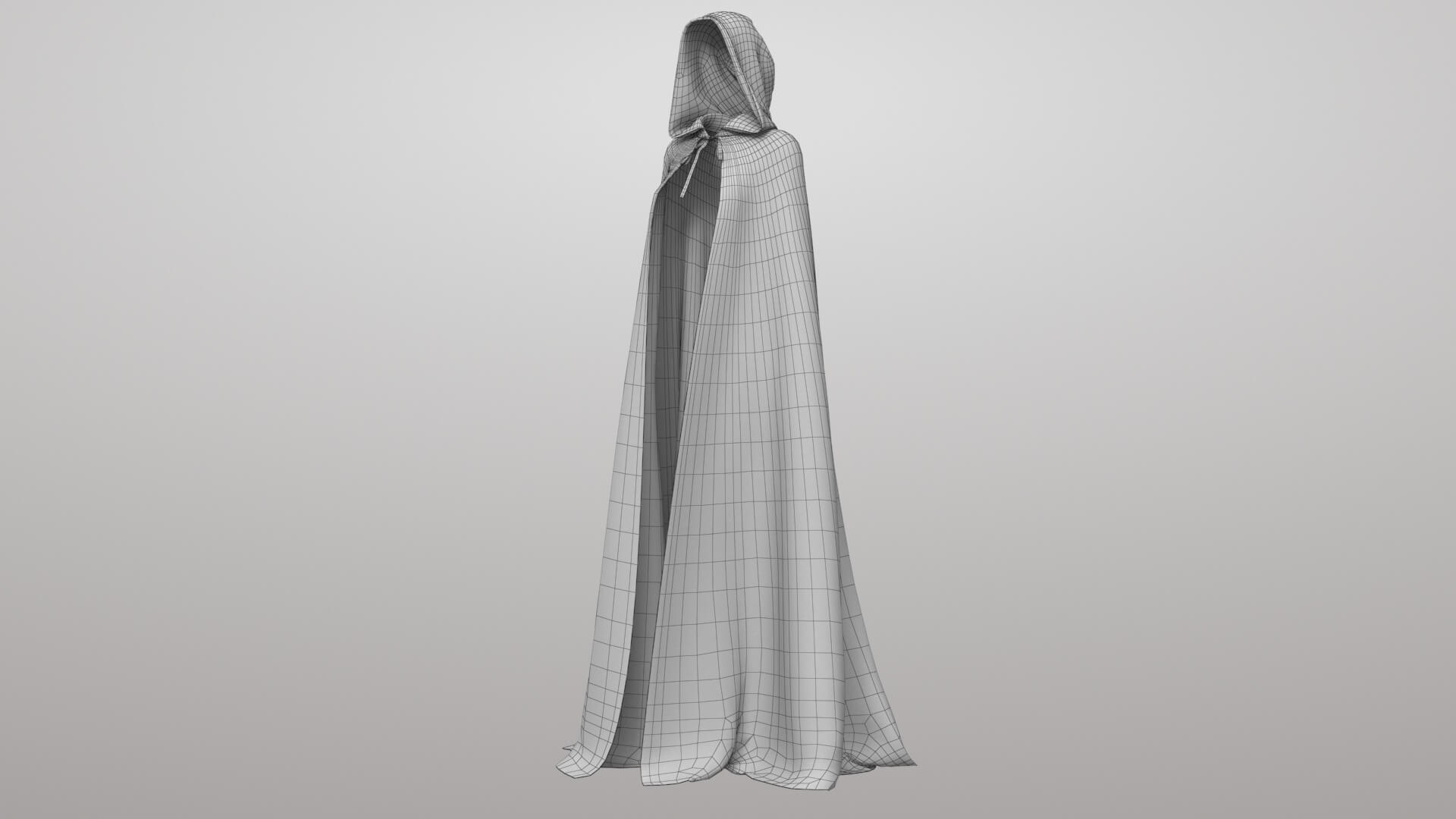 Womens Raincoat 3D Model