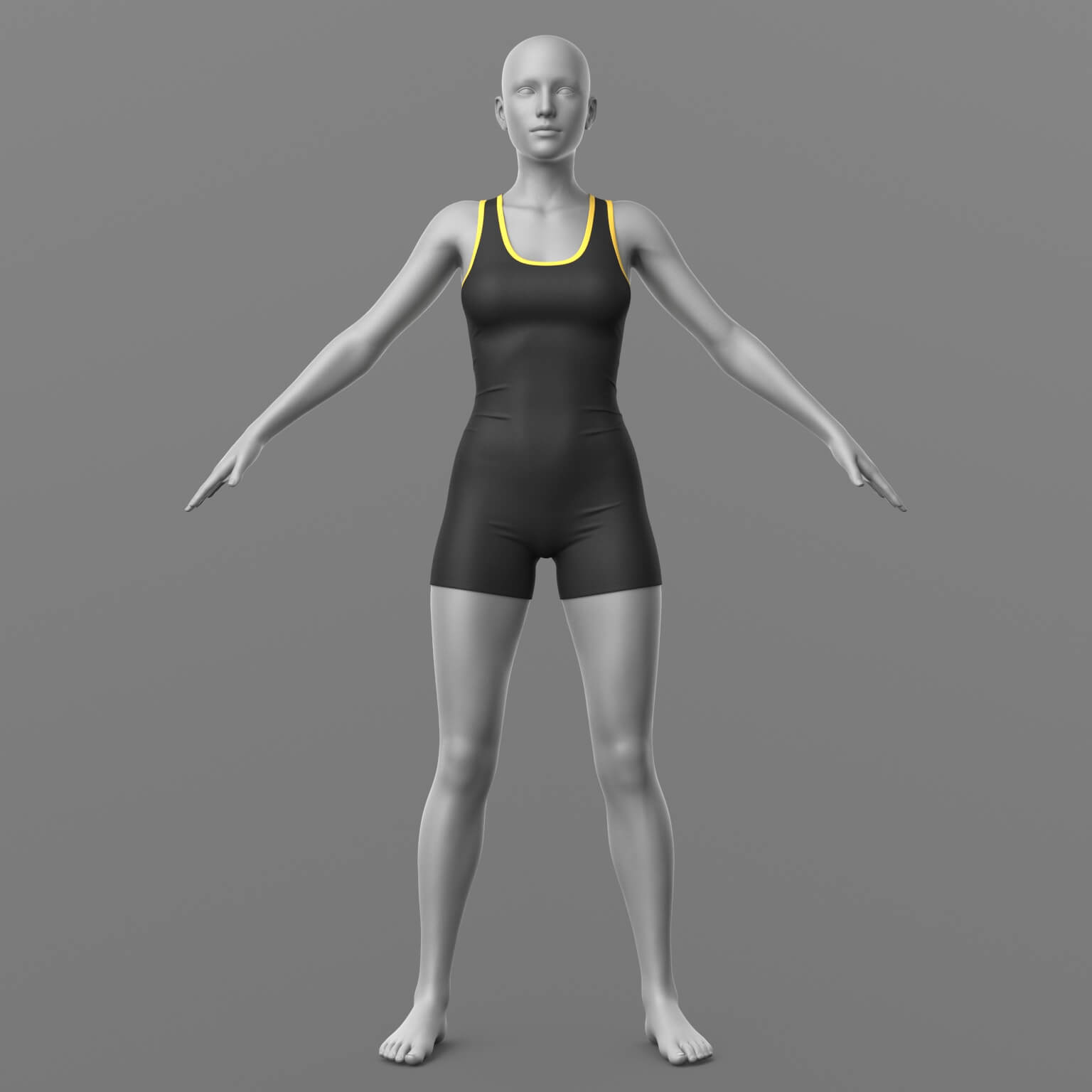 Wrestling Overalls G8 Female Daz Content