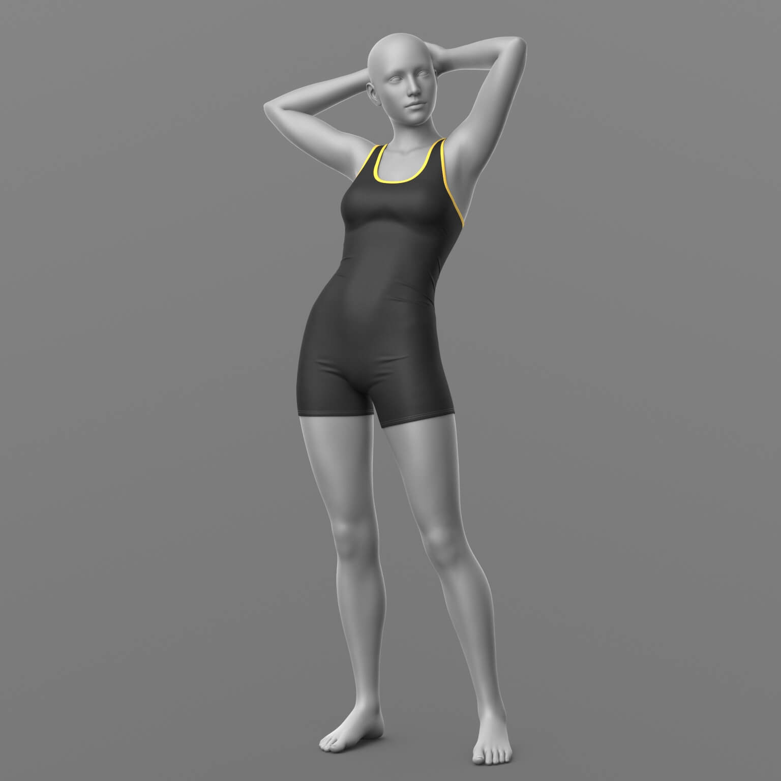 Wrestling Overalls G8 Female Daz Content
