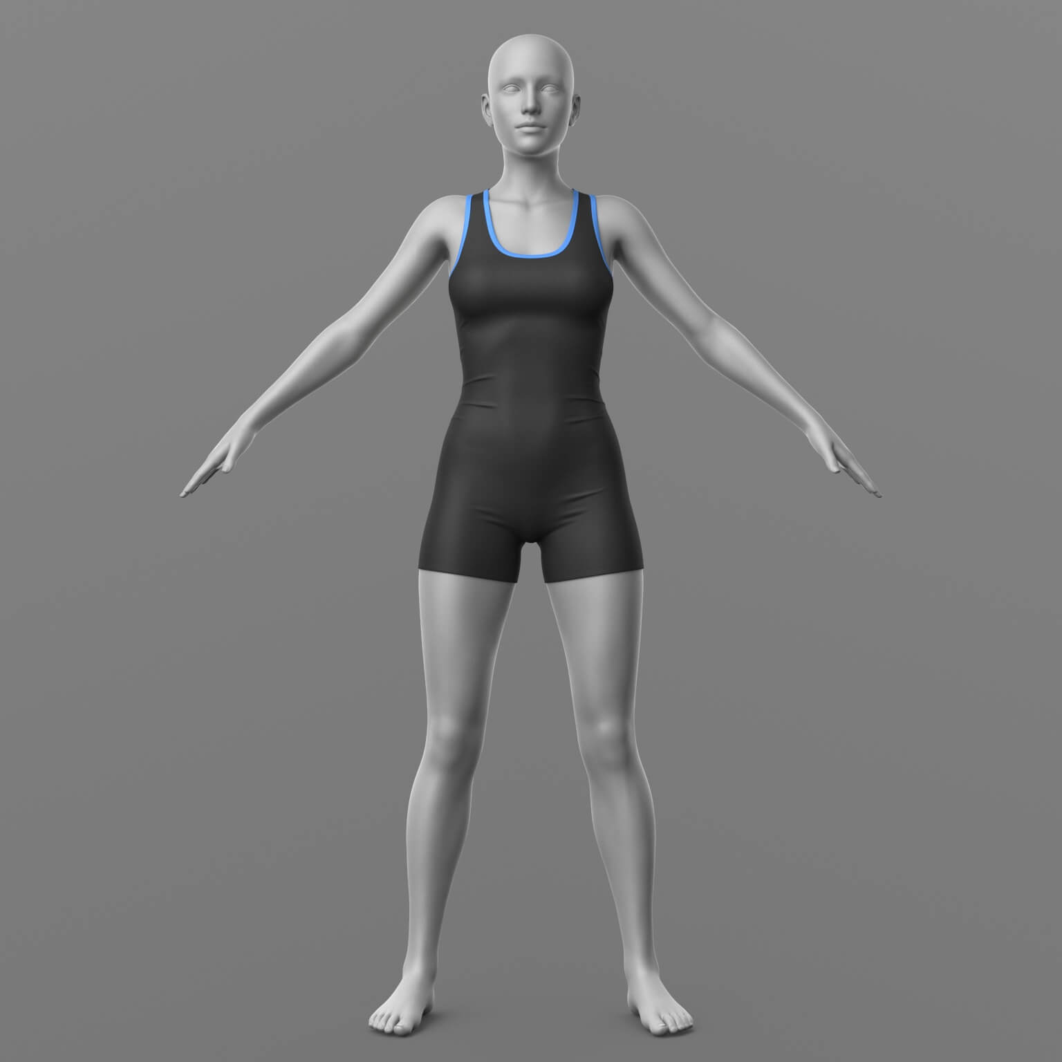 Wrestling Overalls G8 Female Daz Content